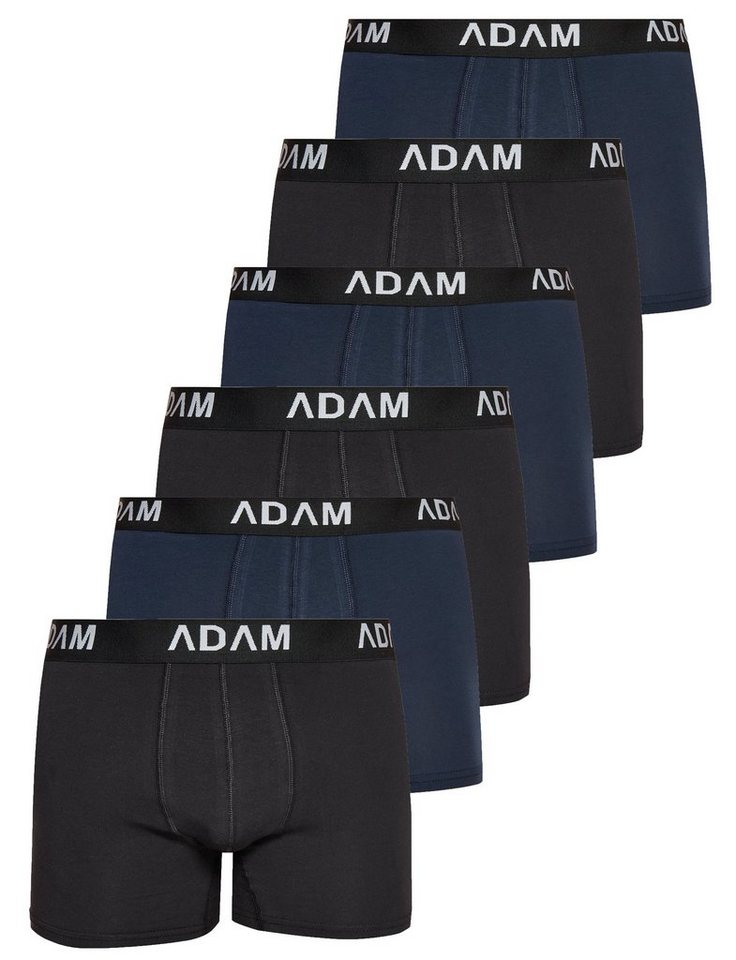 ADAM JEANS Boxershorts Herren Boxershorts aus extra weicher Baumwolle Boxer-1 (6-St., 2er Set, 6er Set, 8er Set, 10er Set, 12er Set) Boxershorts Herren Boxer Shorts Männer Unterhosen Trunks Underwear