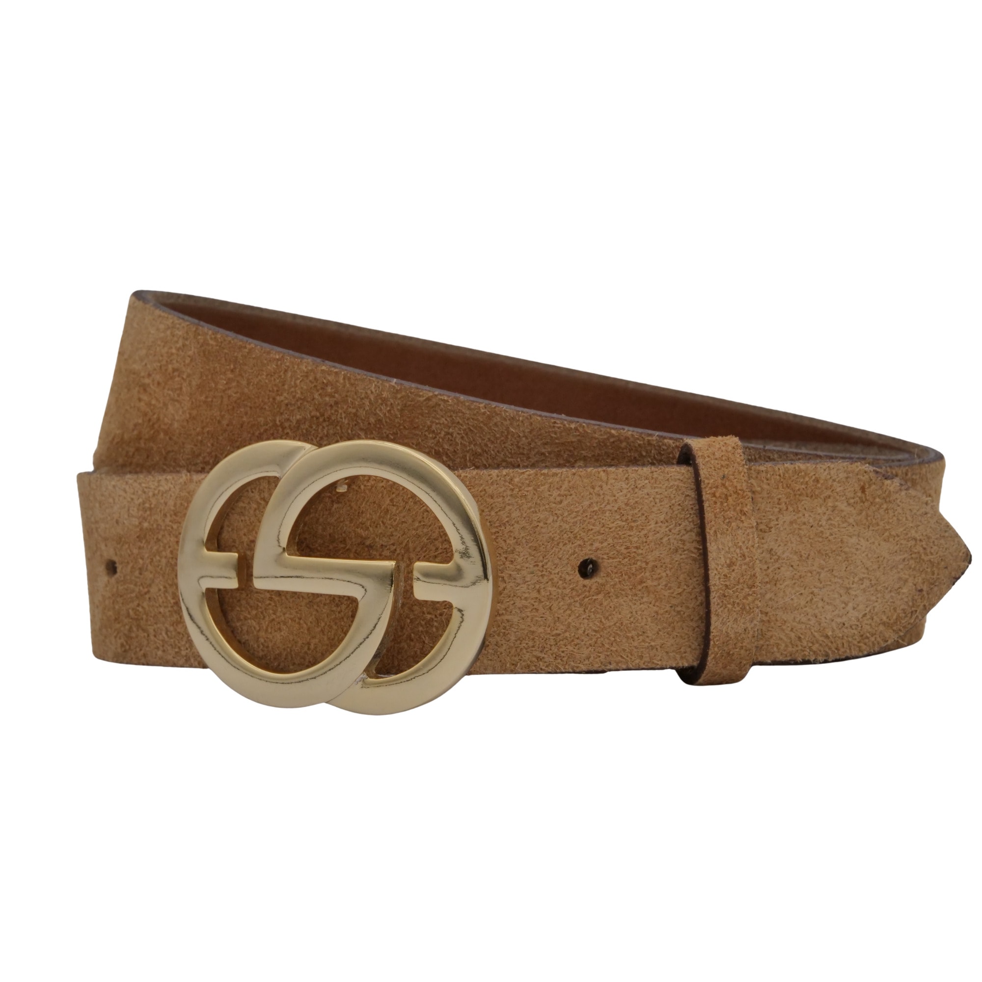 AnnaMatoni Ledergürtel "AnnaMatoni Damen Ledergürtel in hochwertigem Velour Leder 4cm"