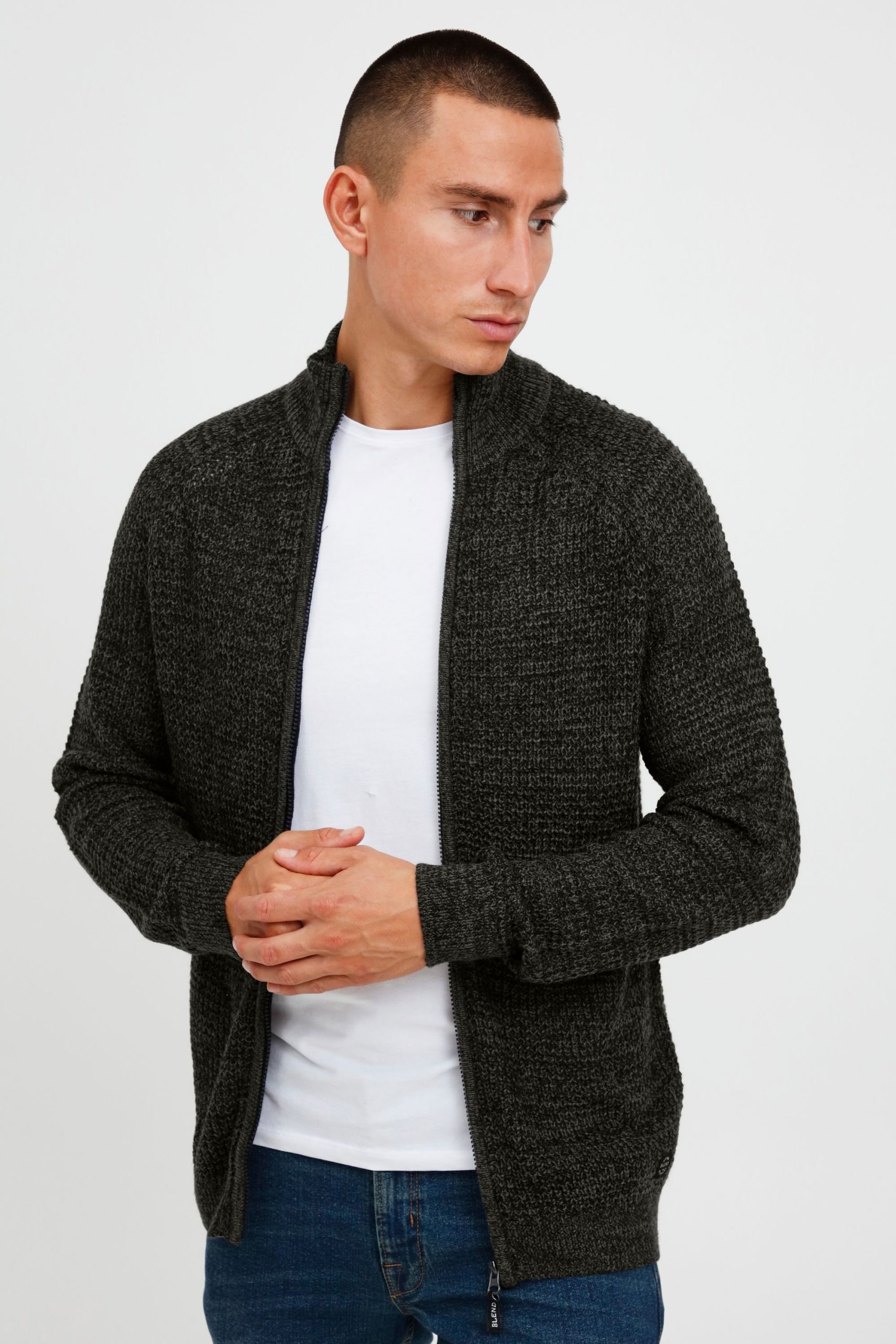 Blend Strickjacke "BHCarmelo" Strickjacke mit Stehkragen