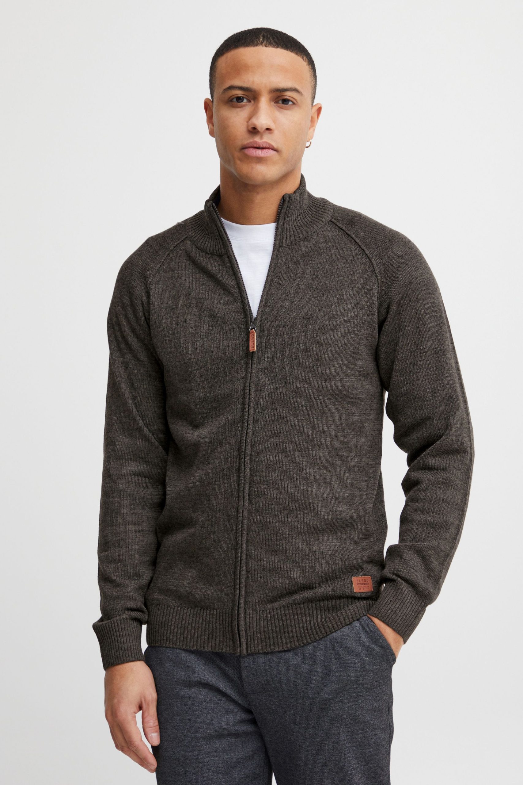 Blend Strickjacke "BHDaniri" Strickjacke mit hochabschließendem Kragen
