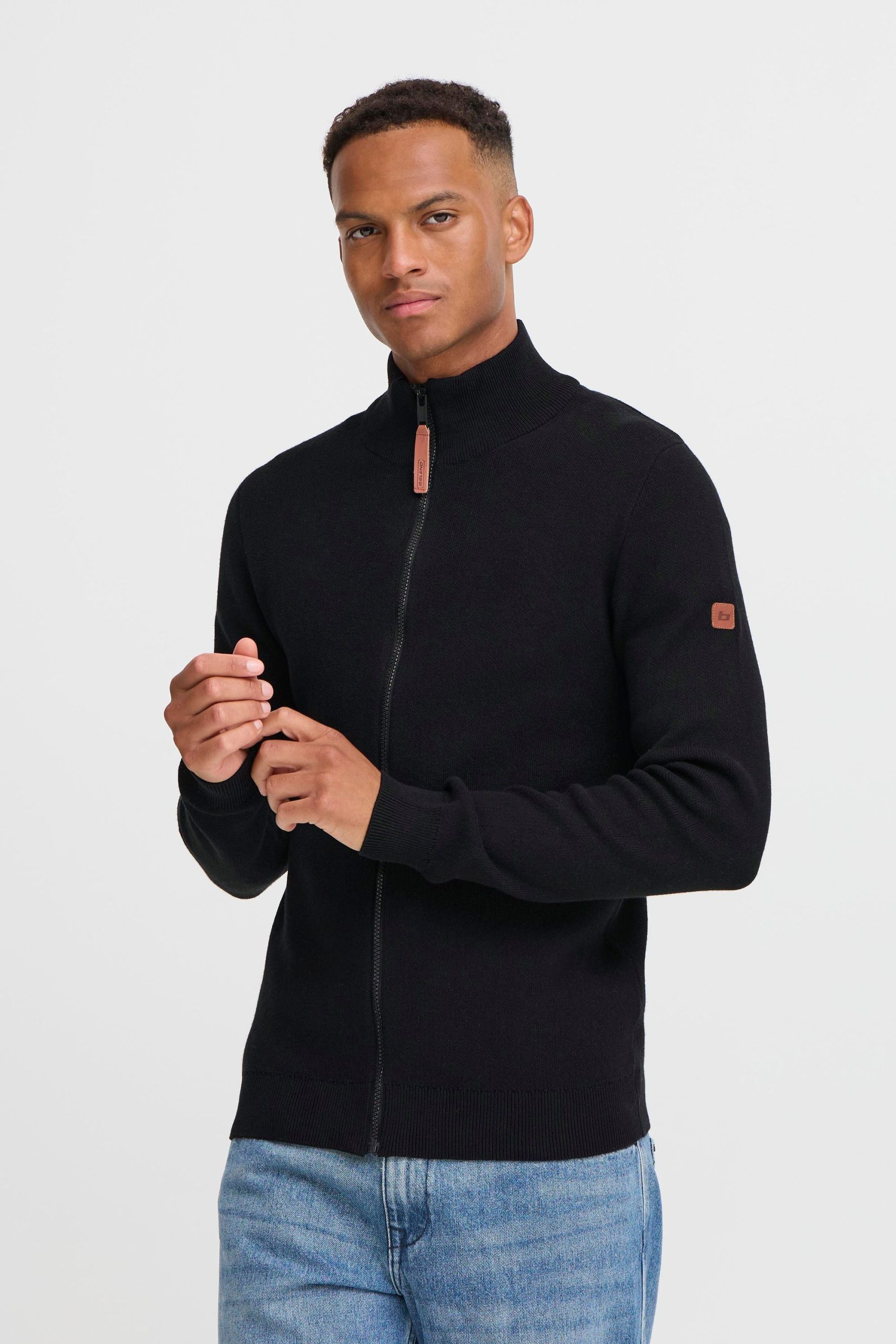 Blend Strickjacke "BHFindus" Stilvolle Strickjacke mit Reißverschluss