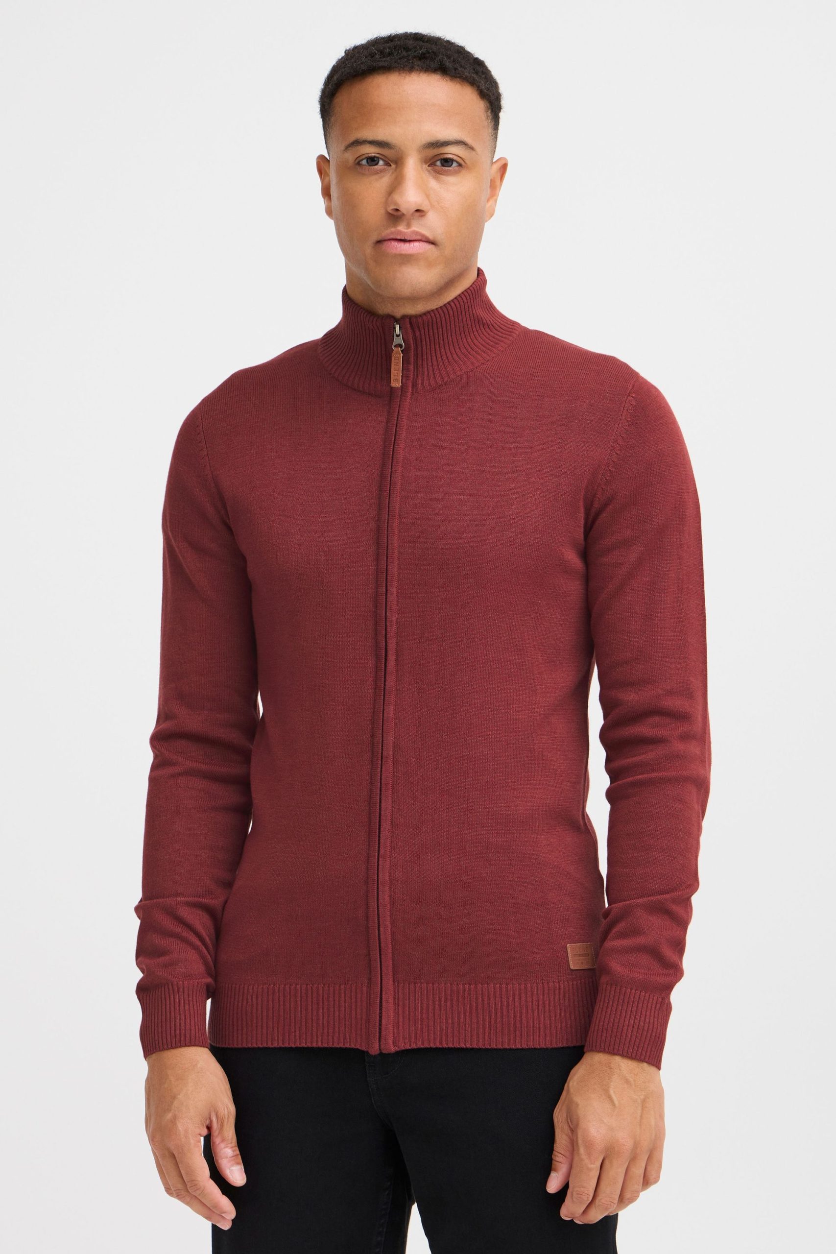 Blend Strickjacke "BHNorman" Bequeme Feinstrick-Jacke mit Stehkragen und elastischen Bündchen