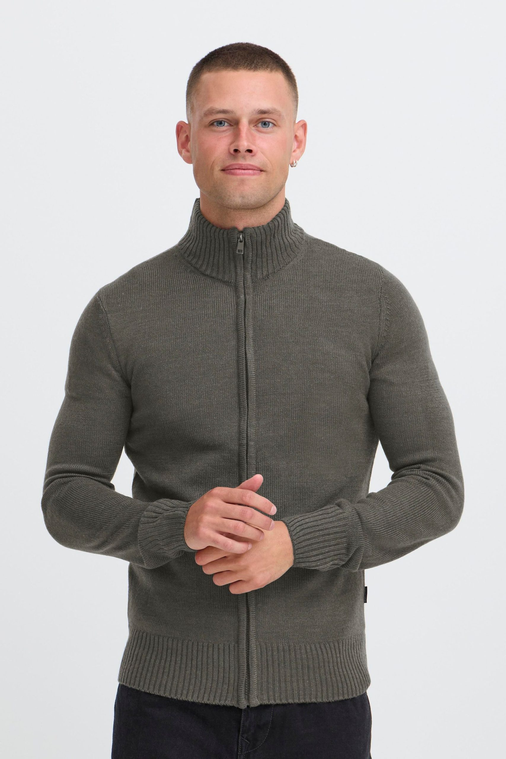 Blend Strickjacke "BHRycel" Stilvolle Strickjacke mit Reißverschluss