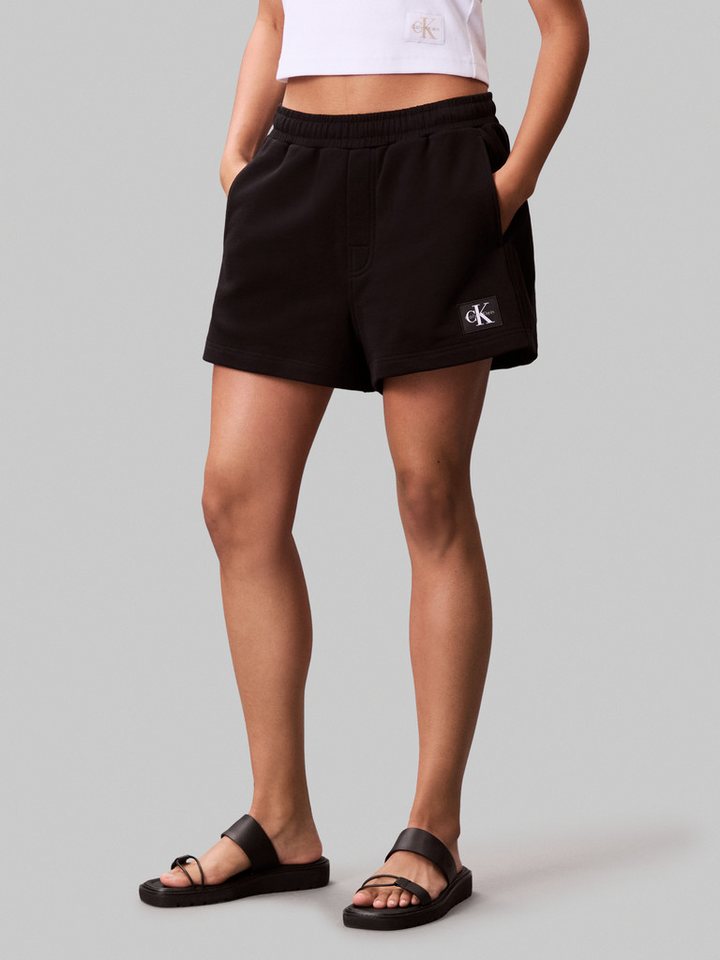 Calvin Klein Jeans Sweatshorts A - FRNCH TRRY BDG L Mit elastischem Bund