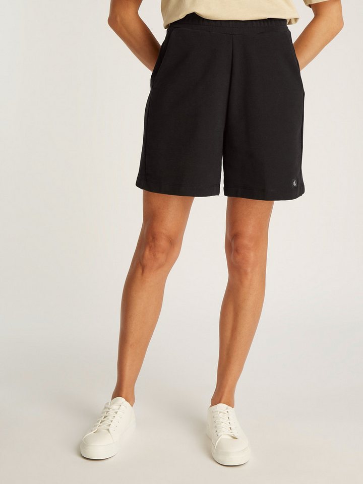 Calvin Klein Jeans Sweatshorts WOVEN LABEL SHORTS mit Logo