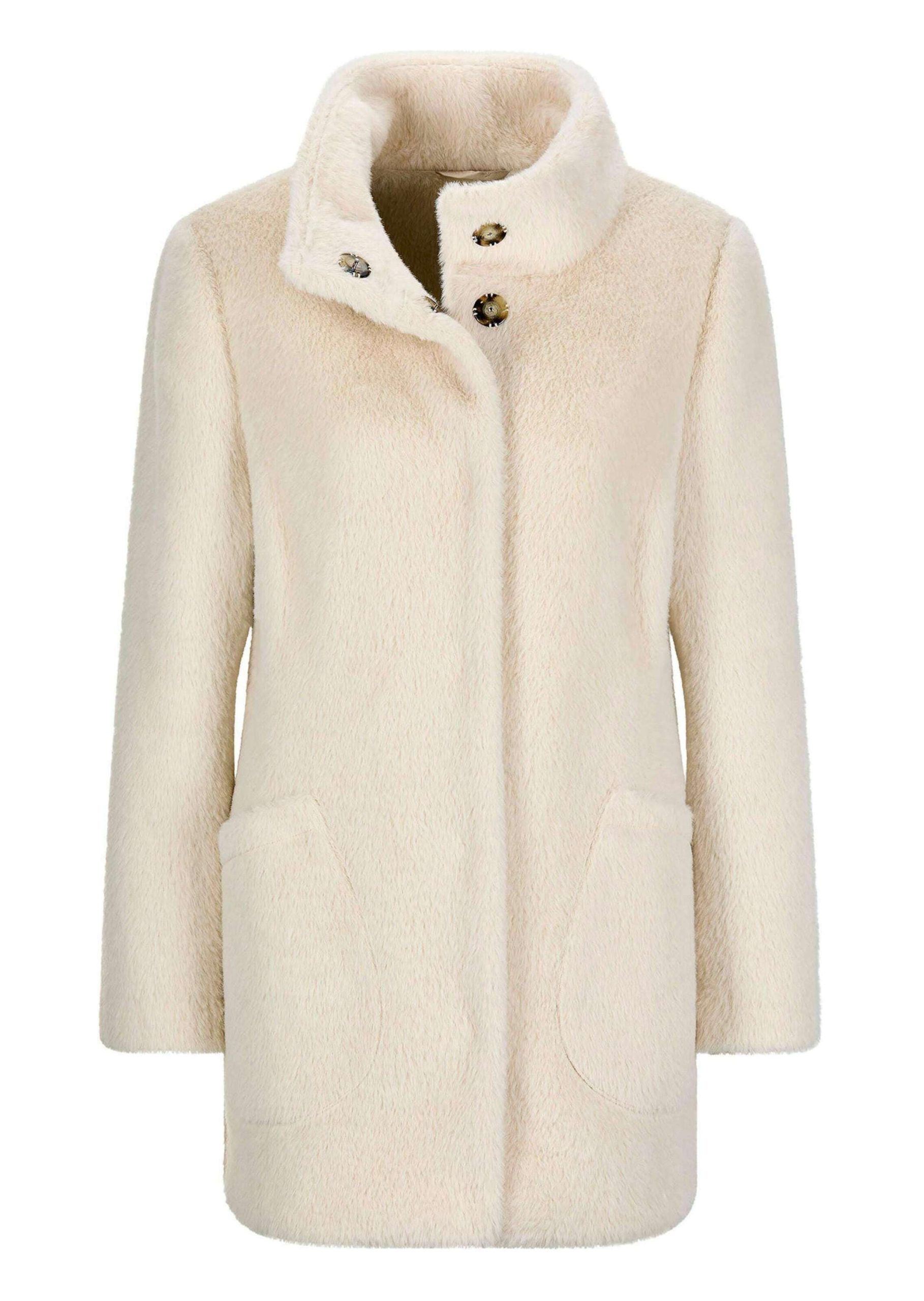 GOLDNER Kurzjacke "Kurzgröße Jacke mit Stehkragen aus Federgarn"