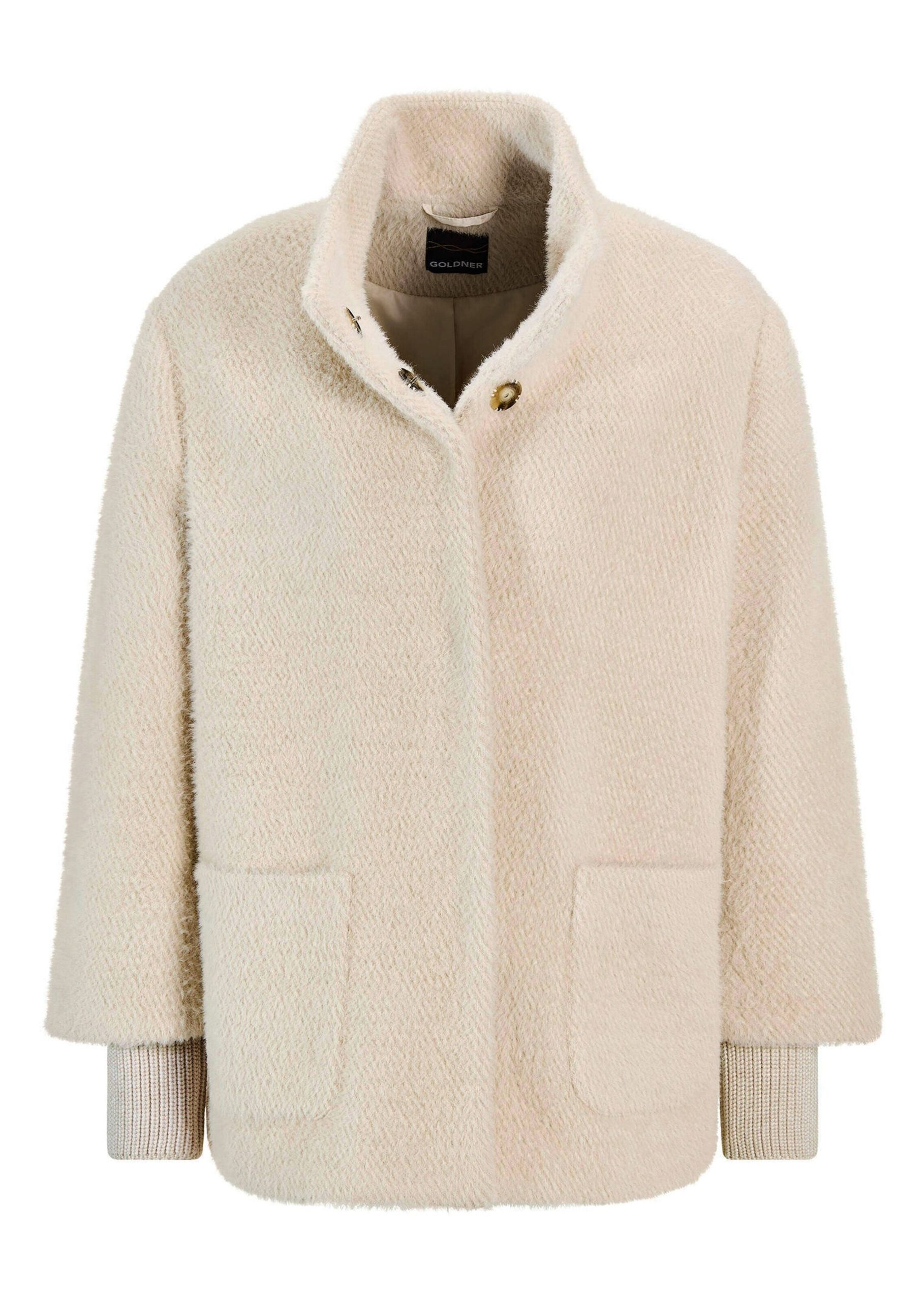 GOLDNER Kurzjacke "Modische Jacke mit Strickbündchen"