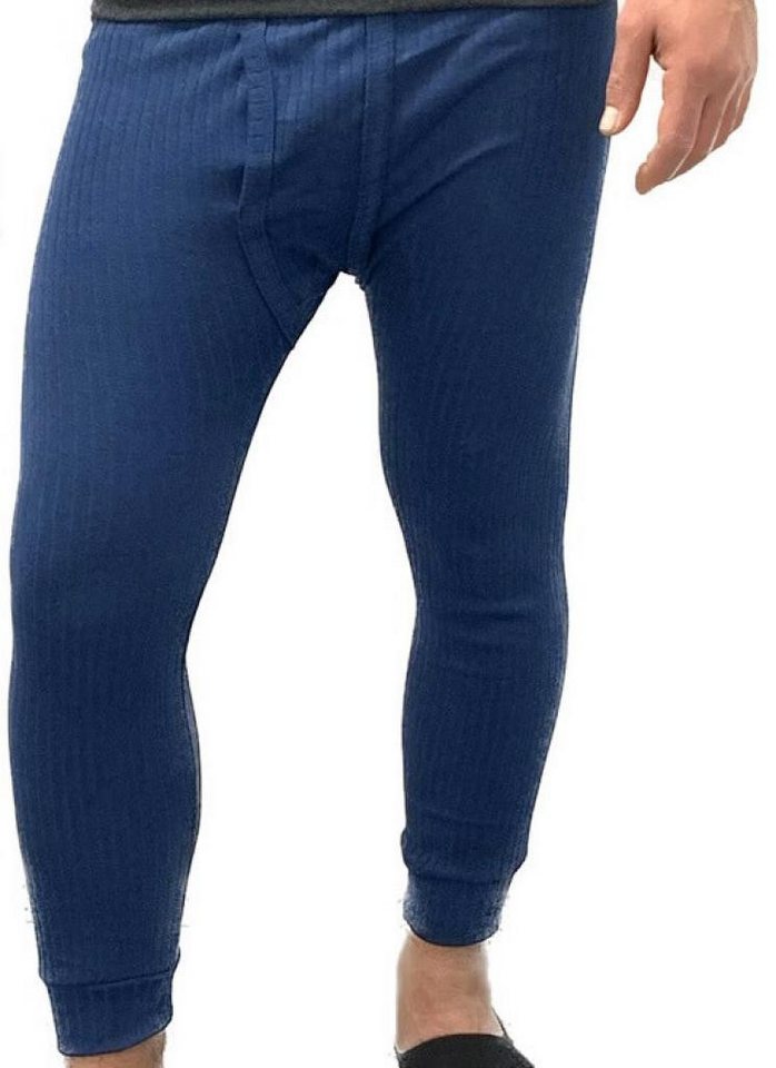 Garcia Pescara Thermounterhose warme lange Thermo-Unterhose für Herren in Blau Garcia Pescara lange Unterwäsche