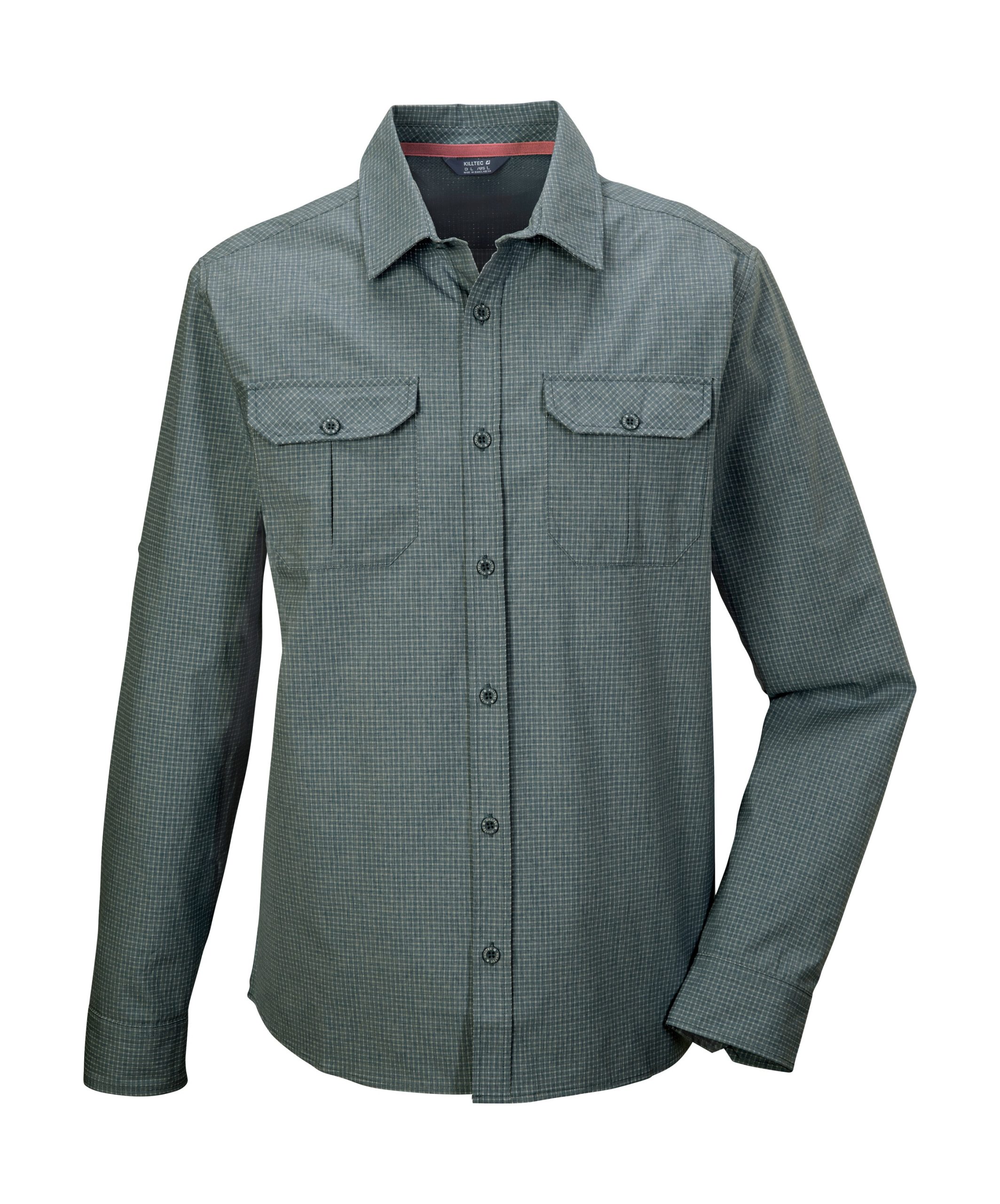 Killtec Funktionshemd "KOS 48 MN WVN SHRT" Atmungsaktives, wasserabweisendes, schnelltrocknendes Herren Hemd
