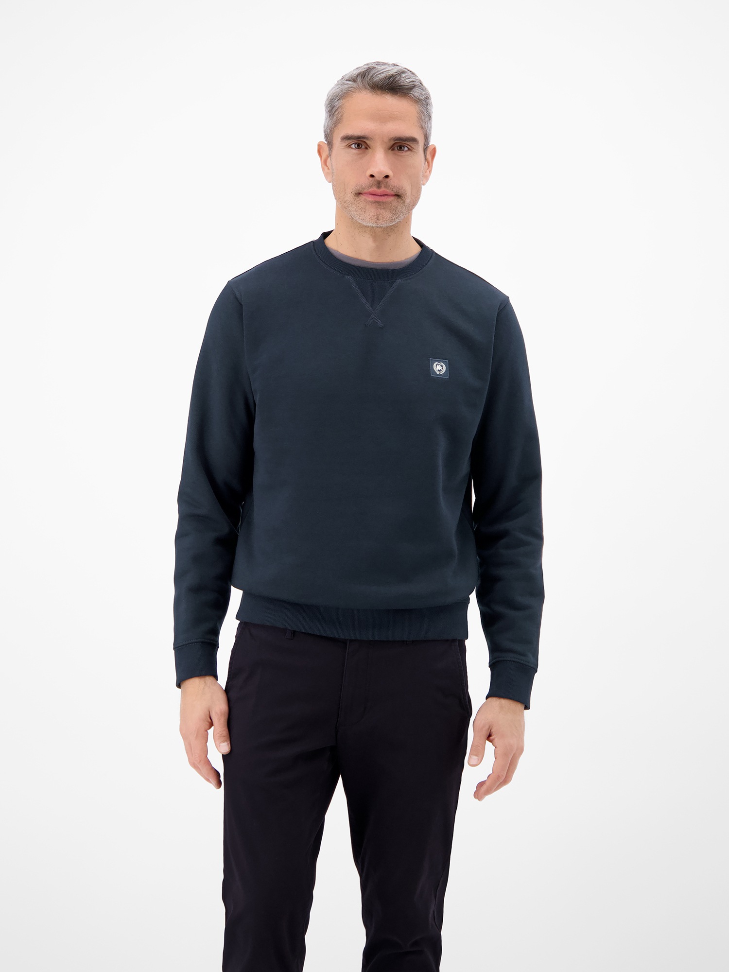 LERROS Sweatshirt "Urbaner Sweatshirtstyle, weiche Haptik", Unifarbenes Herren-Sweatshirt, hoher Tragekomfort, REGULAR FIT