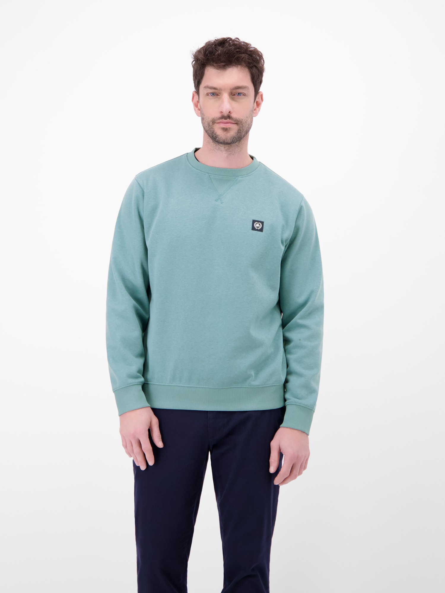 LERROS Sweatshirt "Urbaner Sweatshirtstyle, weiche Haptik", Unifarbenes Herren-Sweatshirt, hoher Tragekomfort, REGULAR FIT