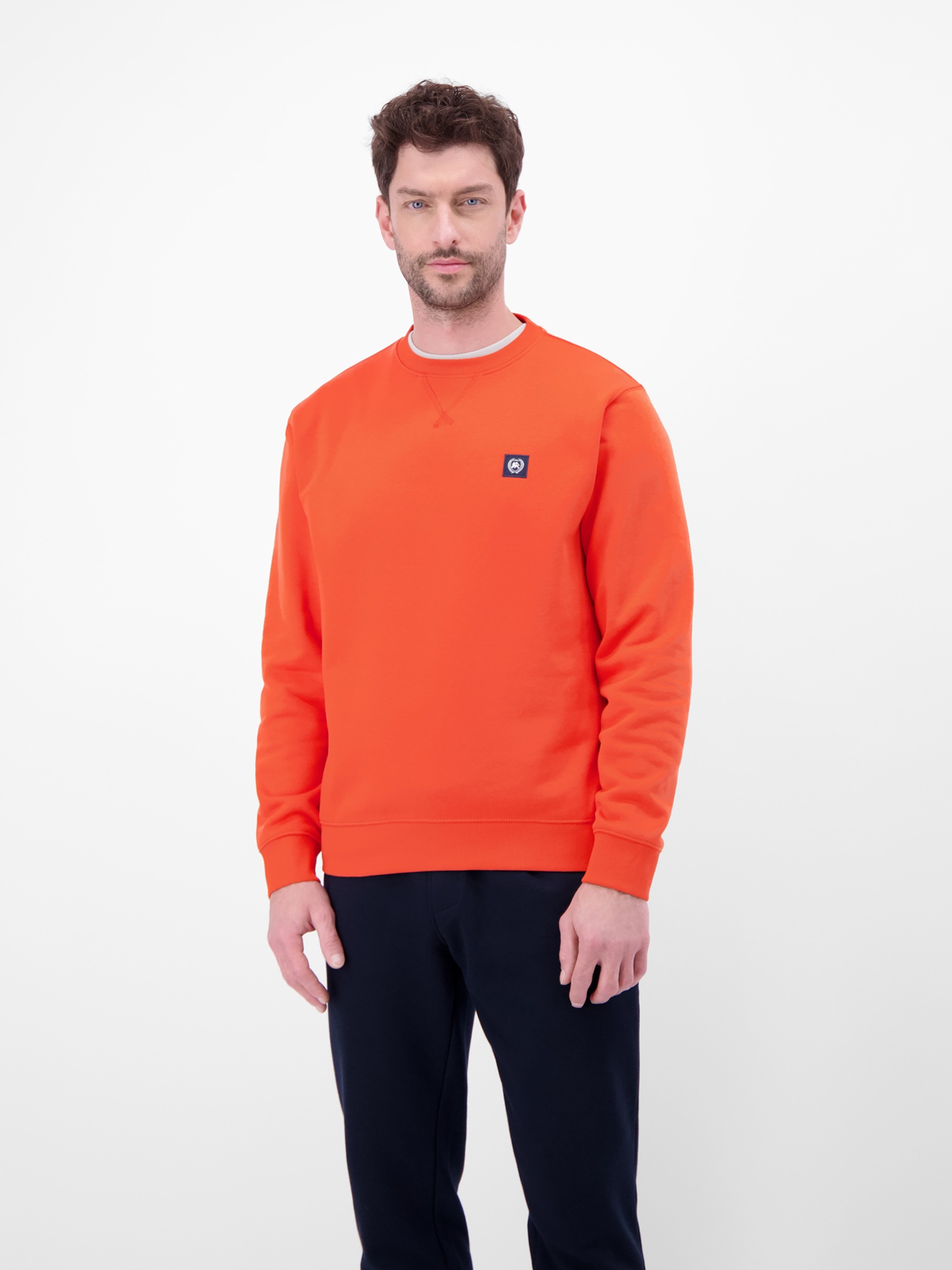 LERROS Sweatshirt "Urbaner Sweatshirtstyle, weiche Haptik", Unifarbenes Herren-Sweatshirt, hoher Tragekomfort, REGULAR FIT