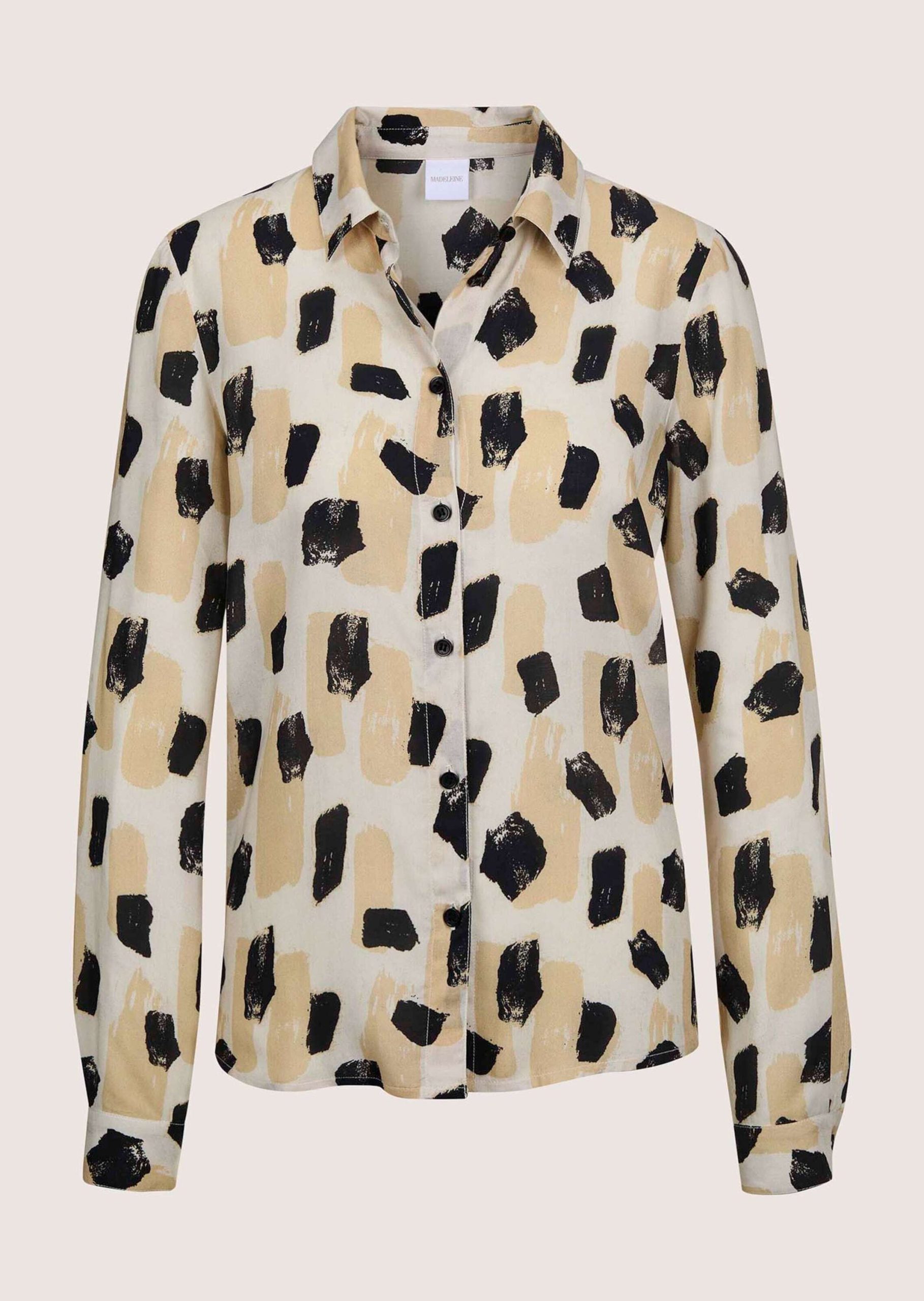 MADELEINE Langarmbluse "Druckbluse Bluse mit Unikat-Print"