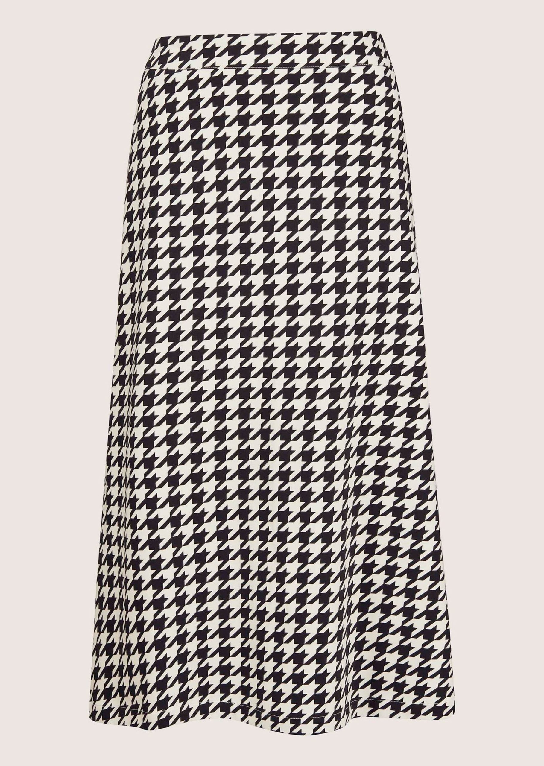 MADELEINE Midirock "Rock Langer Rock im Hahnentritt-Dessin"