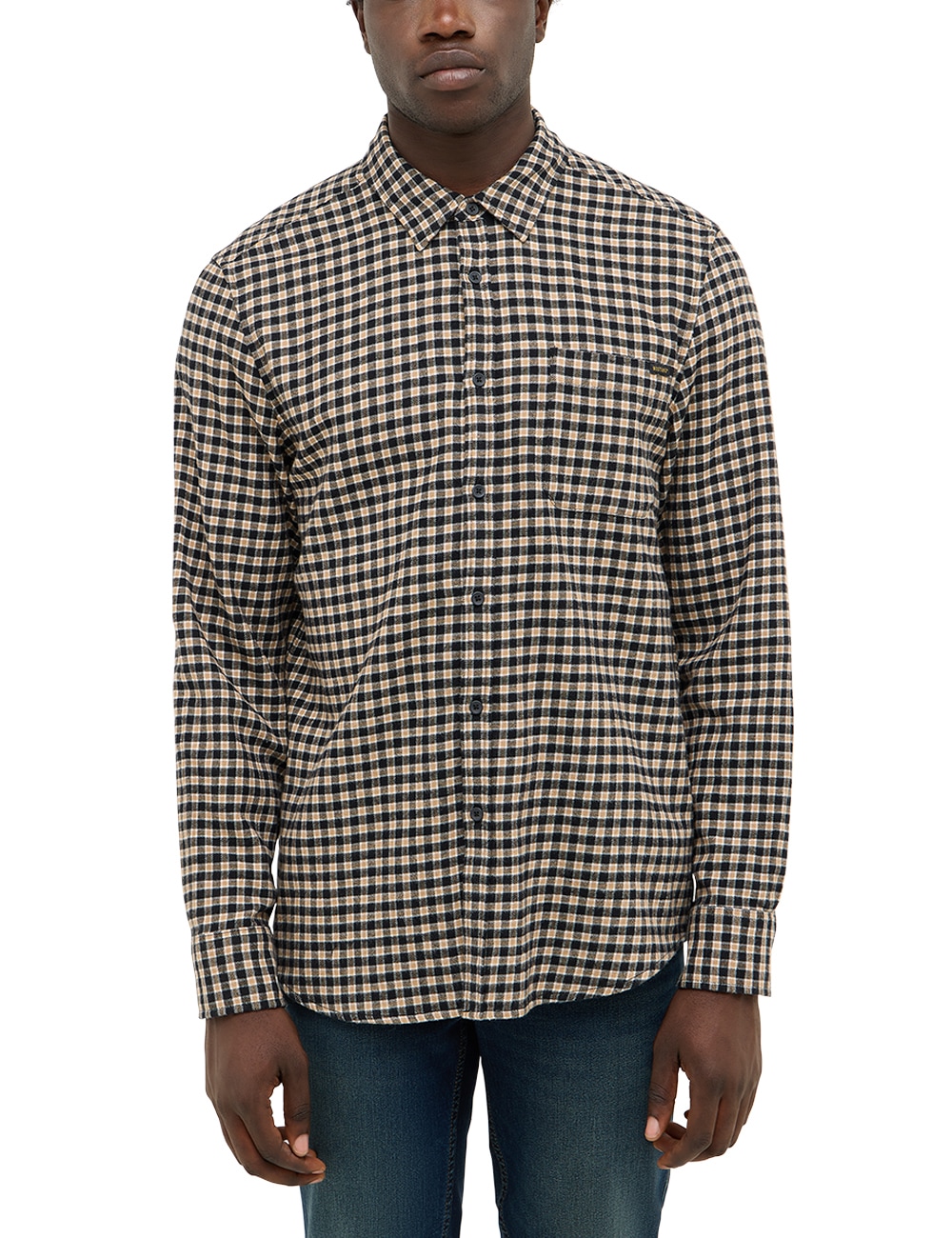 MUSTANG Langarmhemd "Herren Style Eastbridge"