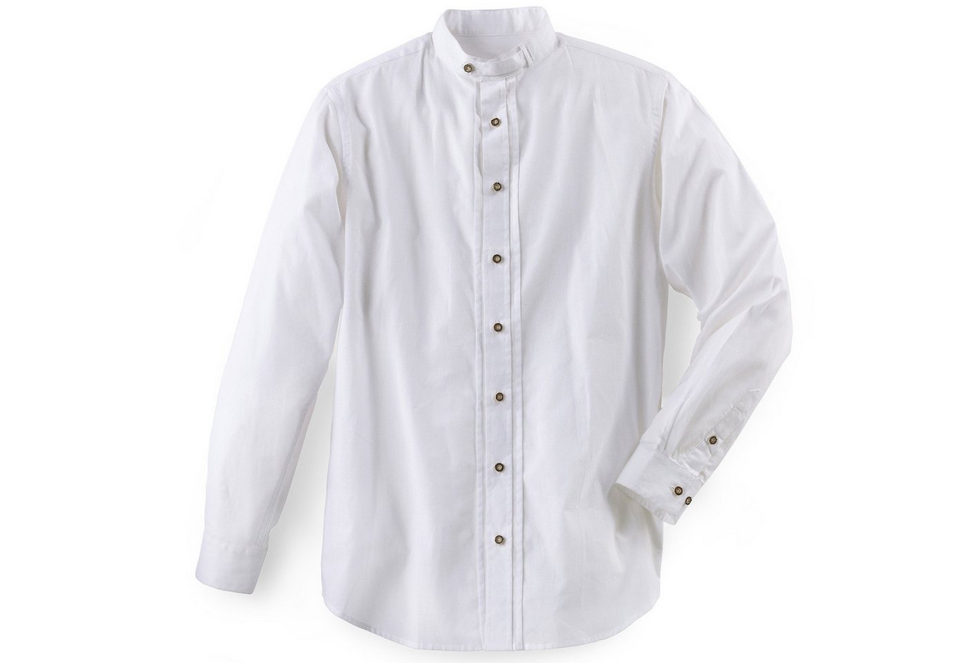 Maddox Trachtenhemd MADDOX Herren Trachtenhemd Slimfit - Hemd-5, Weiß
