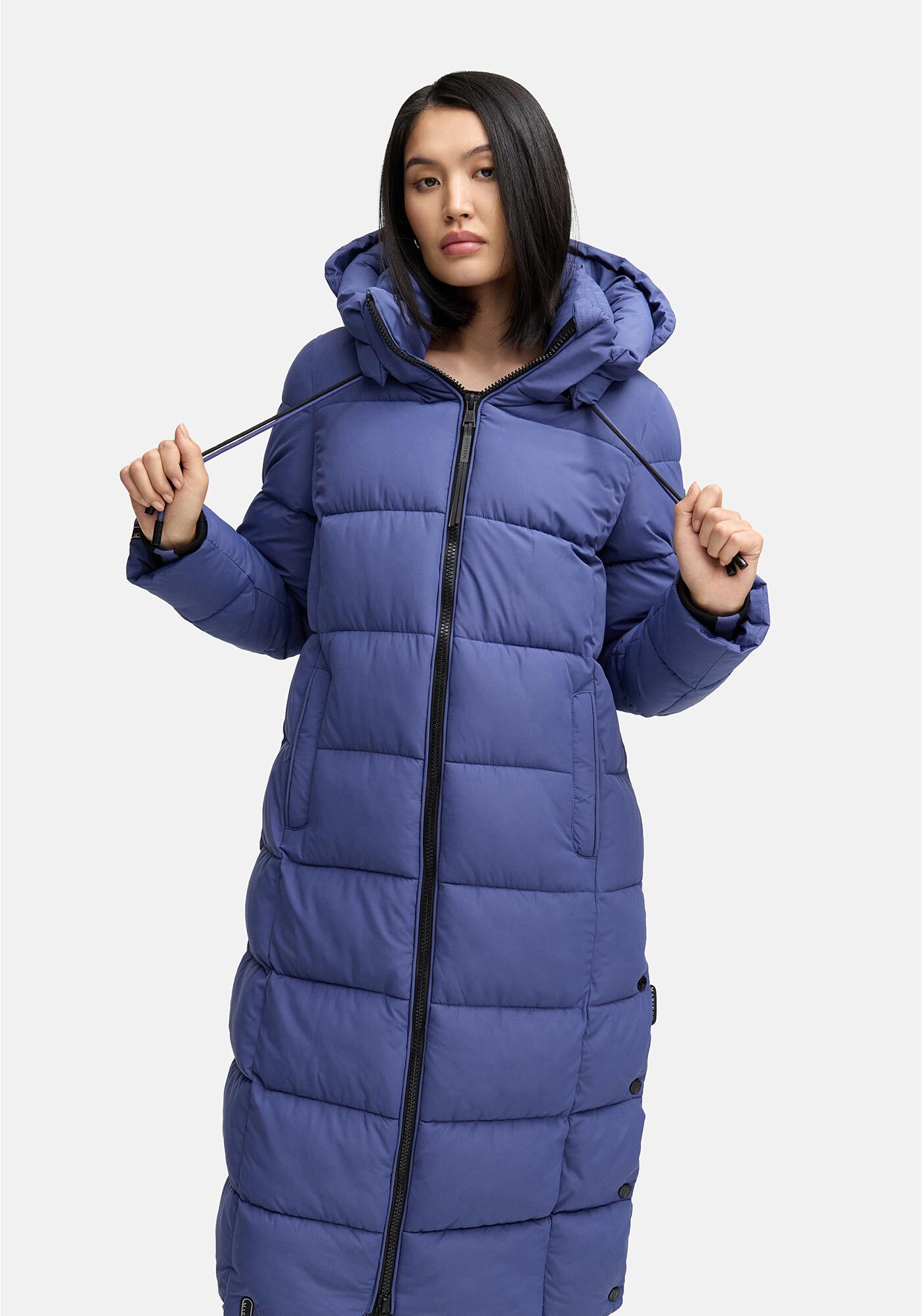 Marikoo Winterjacke "Nadeshikoo XIV" extra langer Winter Mantel gesteppt