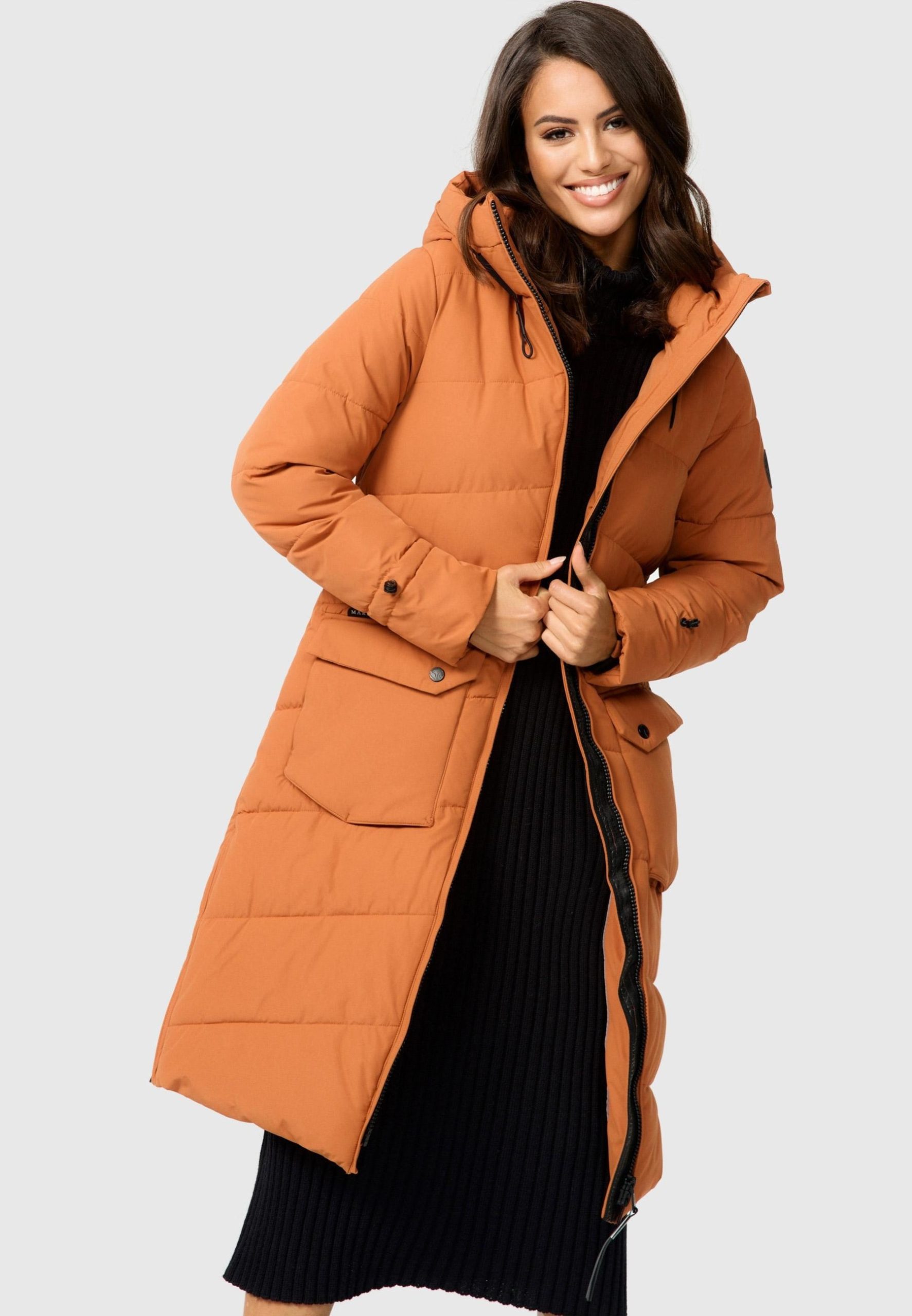 Marikoo Winterjacke "Tomomii XVI" warmer Winter Stepp Mantel mit Kapuze