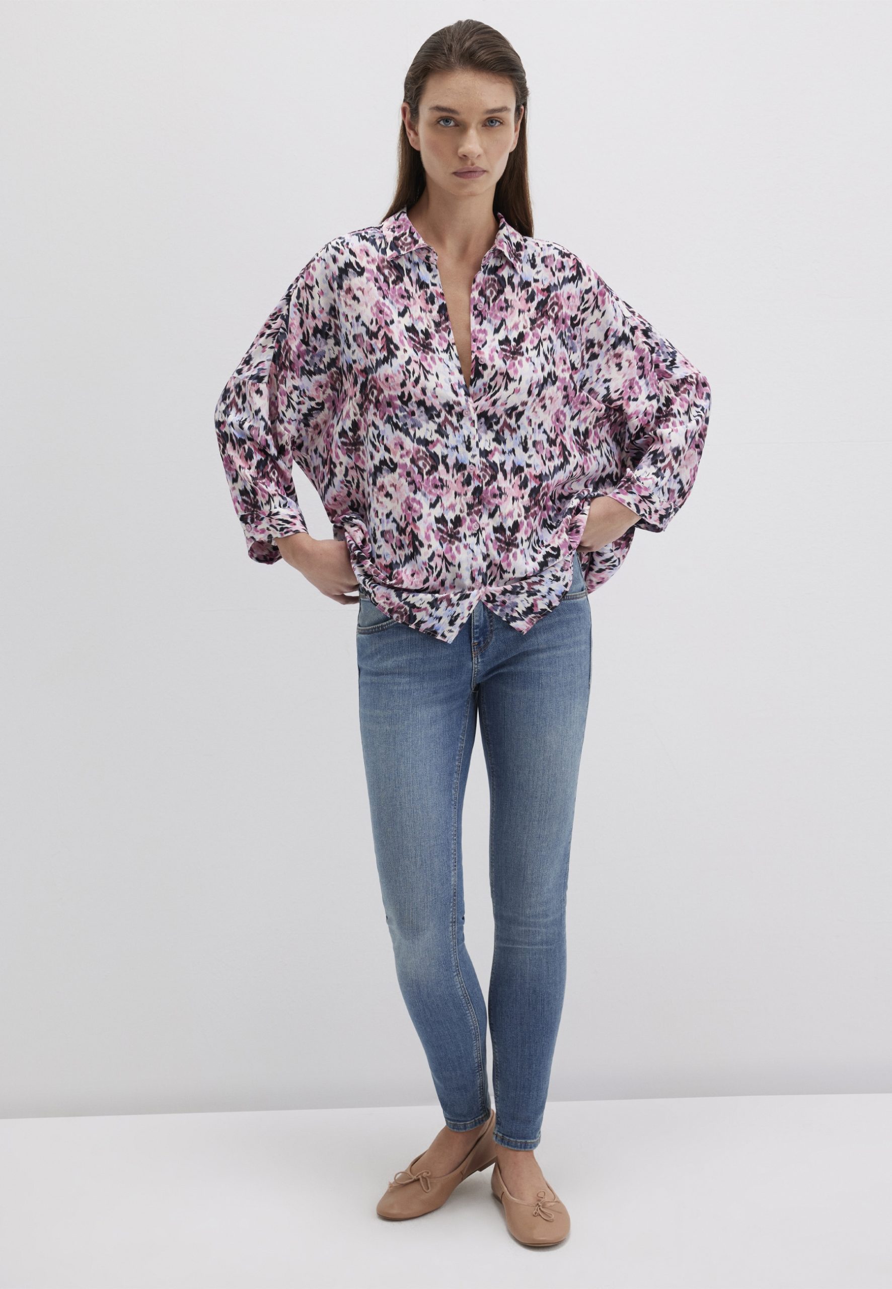 Mavi Langarmbluse "LONG SLEEVE SHIRT" Print Bluse