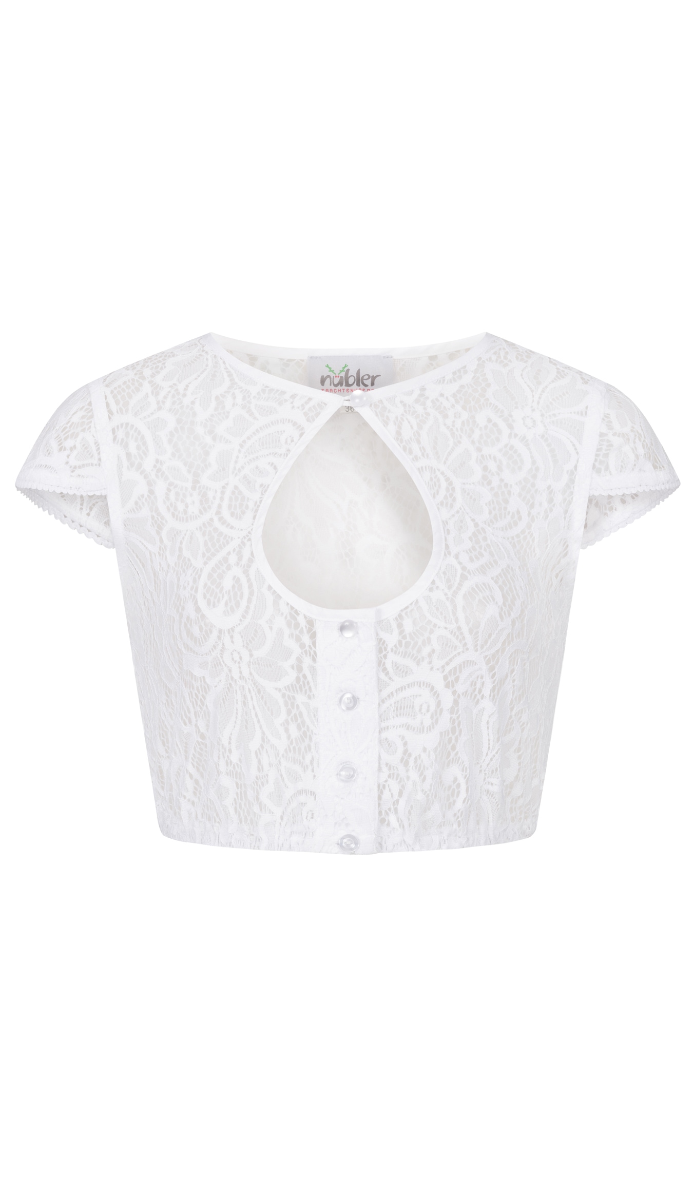 Nübler Dirndlbluse "Dirndlbluse kurzarm Tara"