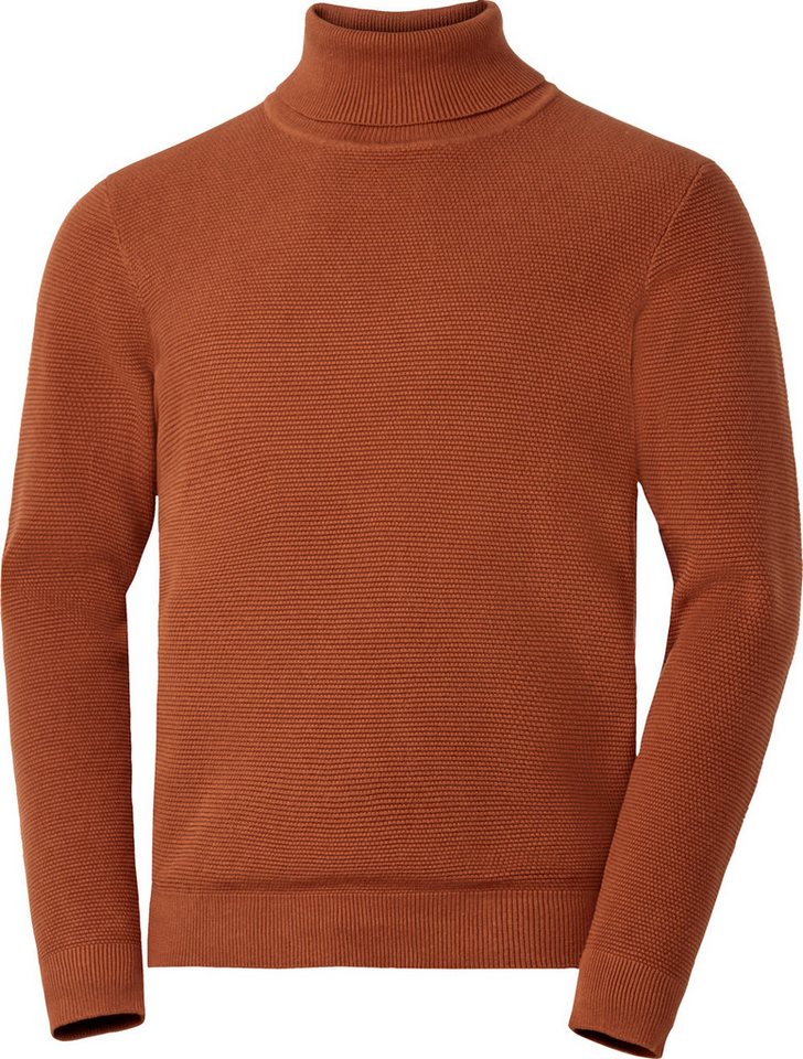 Otto Kern Rollkragenpullover Edle Reiskornstruktur