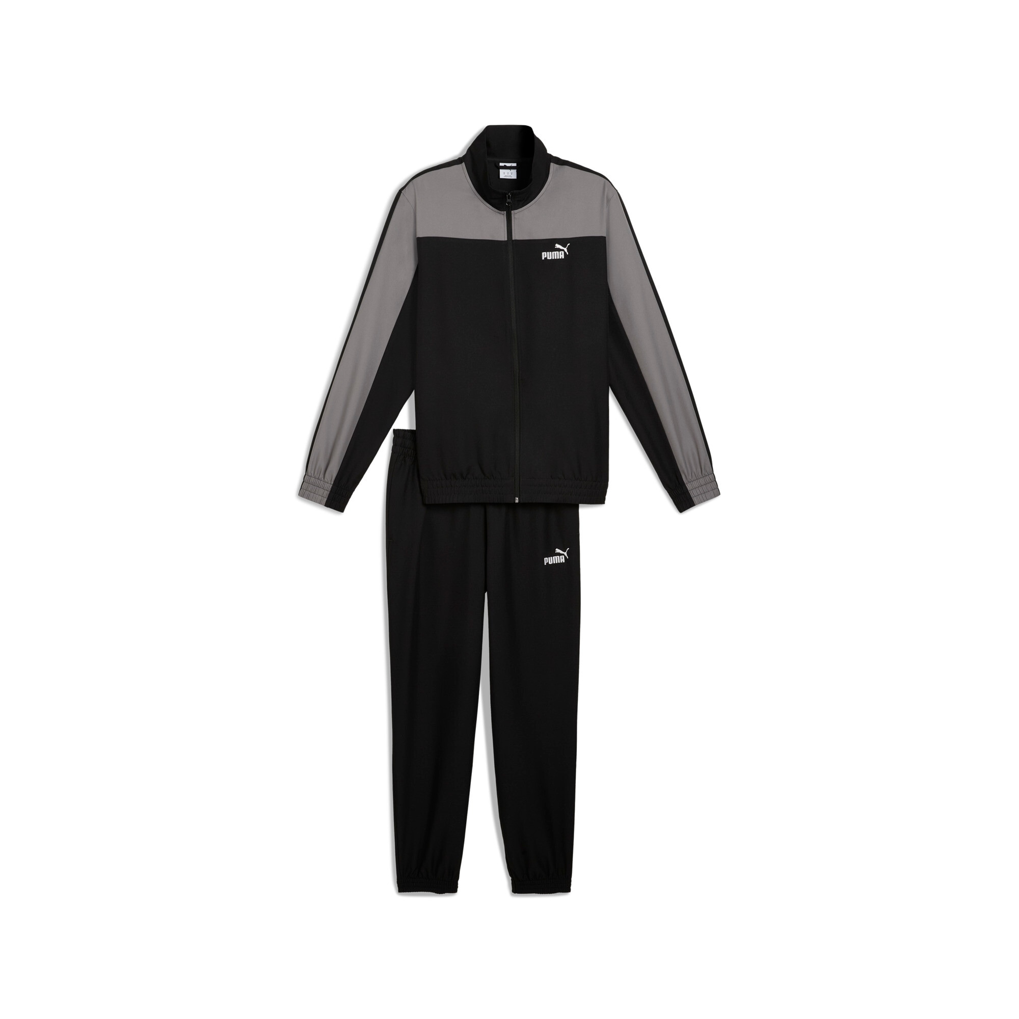 PUMA Jogginganzug "WOVEN COLORBLOCK TRACKSUIT" 2 Stk. zweiteiliges Set, Regular Fit, mit hohem Kragen