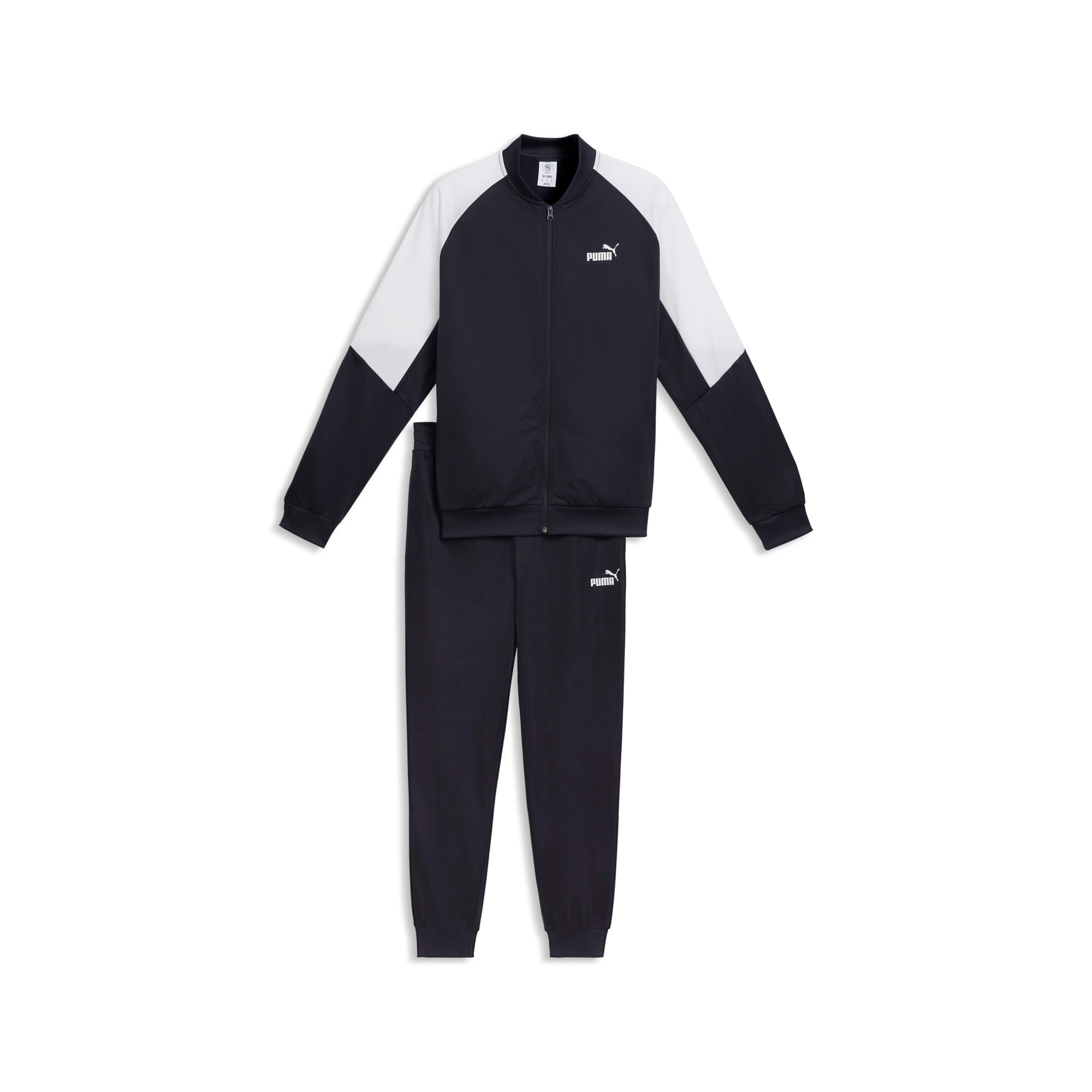 PUMA Trainingsanzug "POLY BASEBALL SUIT" 2 tlg. für vielseitige sportliche Aktivitäten, Regular Fit, ohne Kapuze