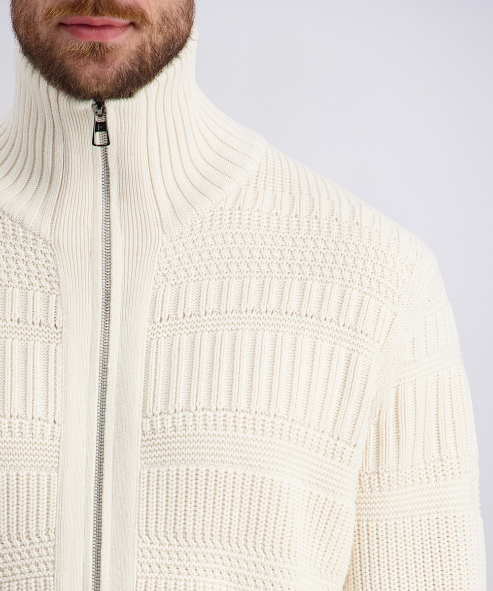 Pierre Cardin Strickjacke mit Reißverschluss