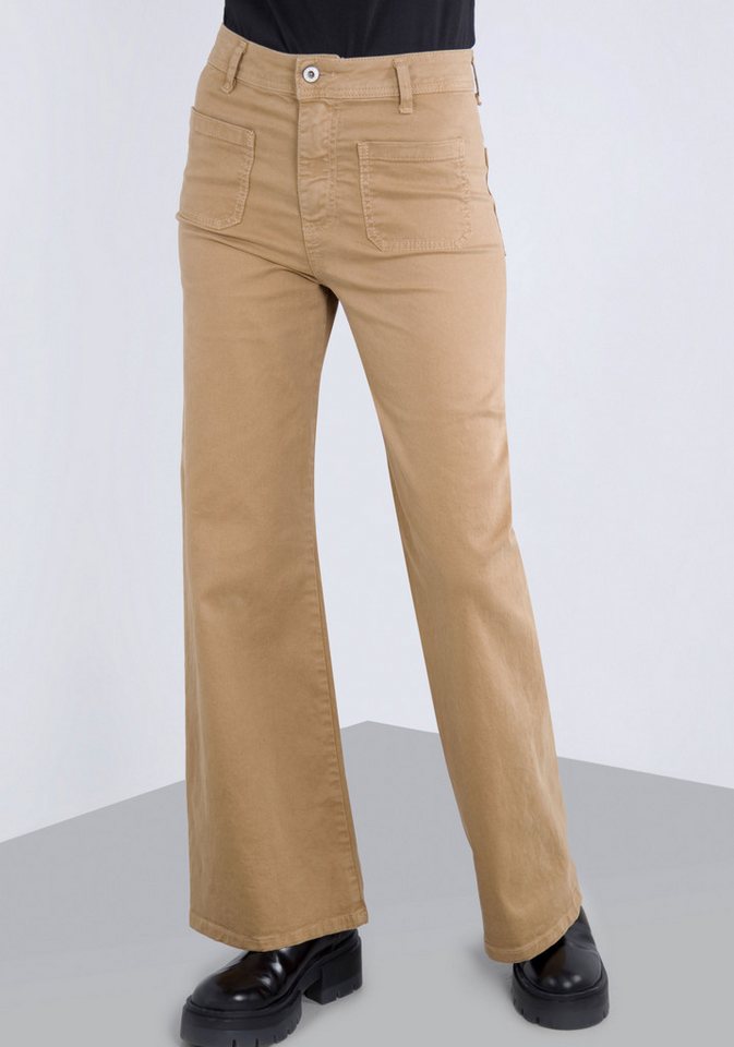 Please Jeans Schlaghose aus hochwertigem Baumwollmix mit Stretch