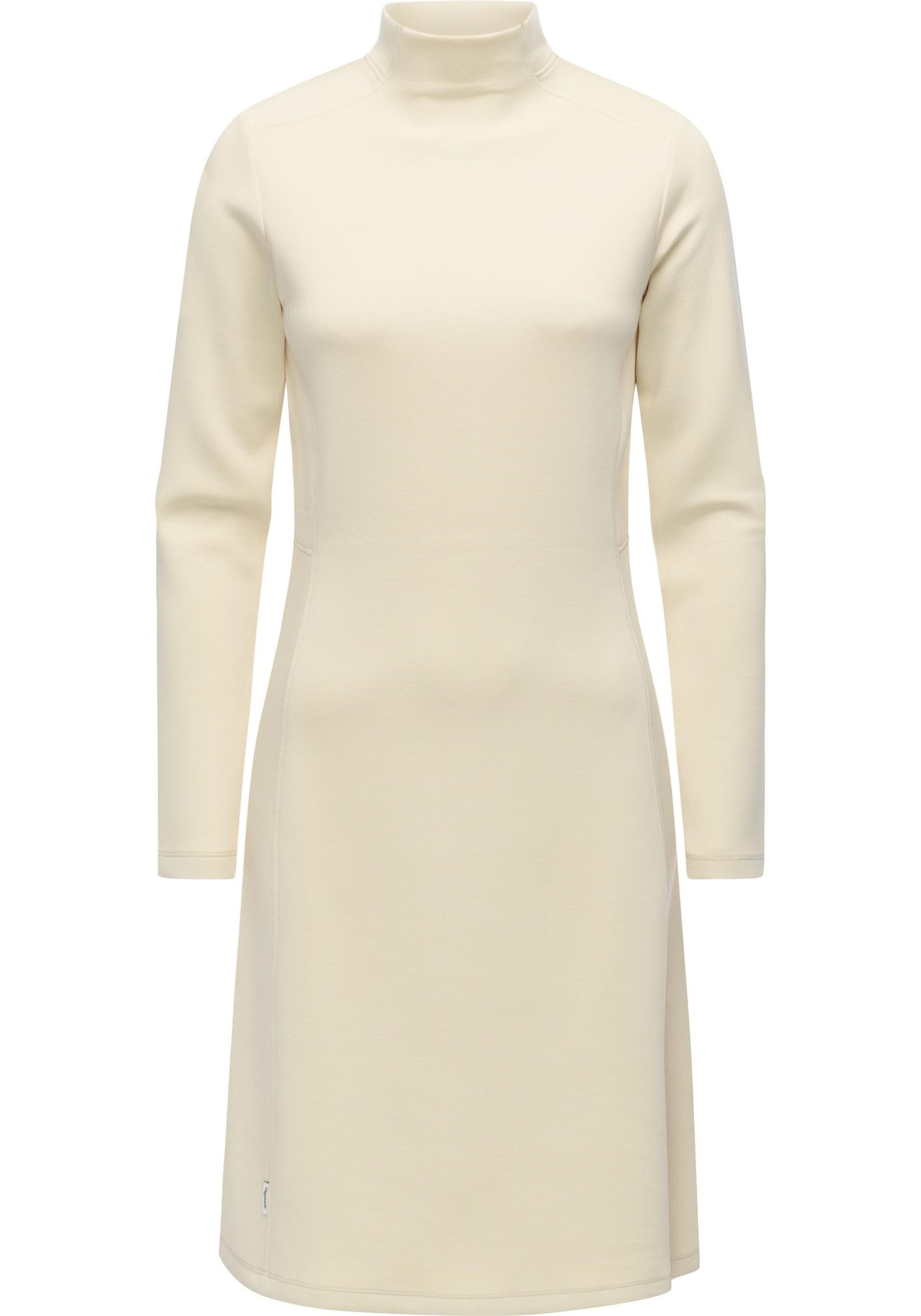 Ragwear A-Linien-Kleid "Leavie" Ohne Taschen Modisches Damen Sweatkleid mit Stehkragen