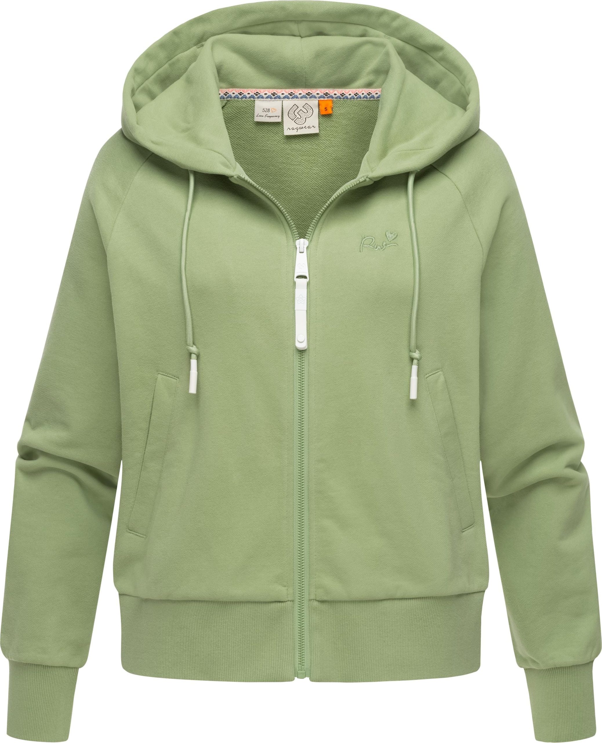 Ragwear Kapuzensweatjacke "Taila" modische Damen Sweatjacke mit Kapuze