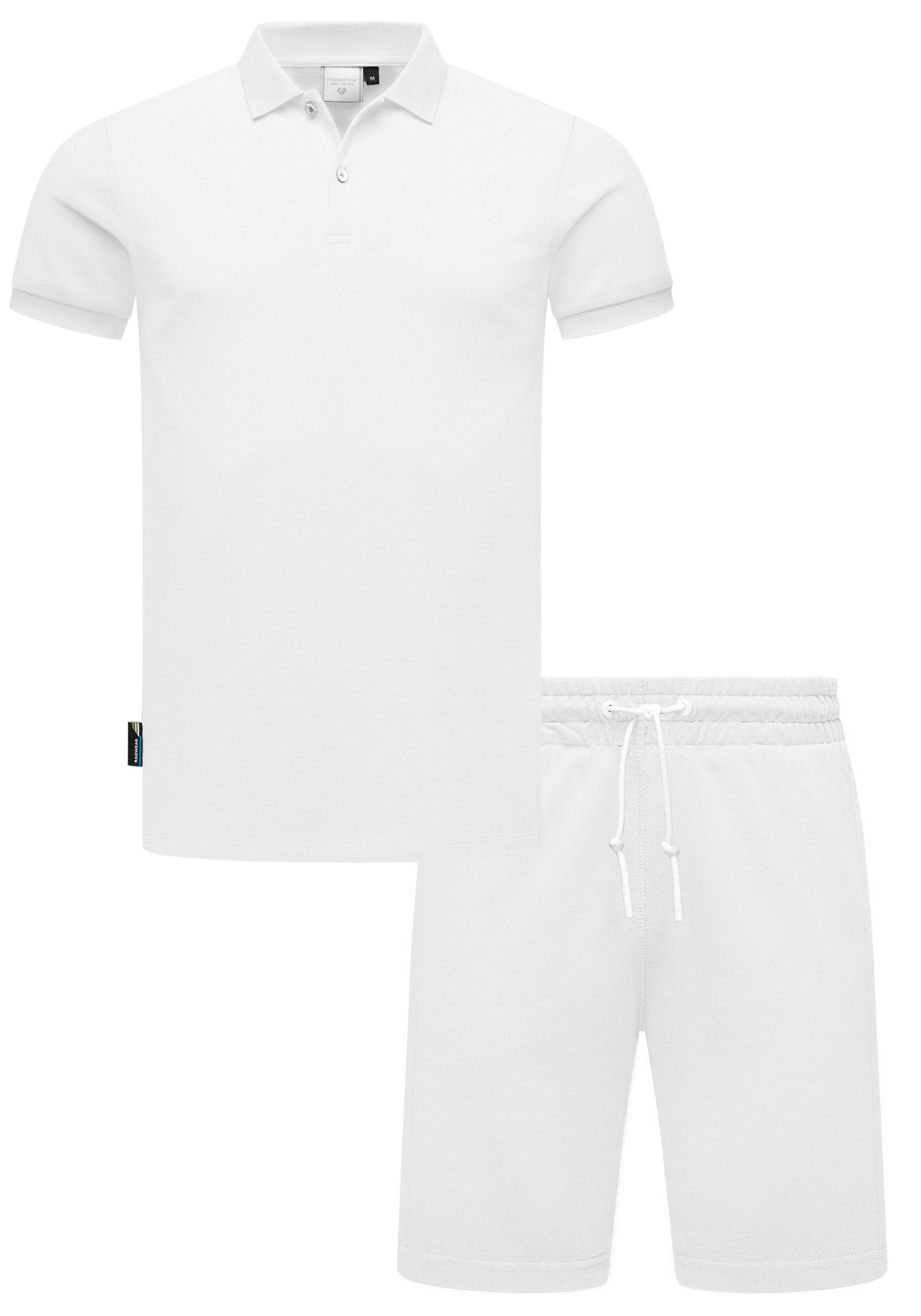 Ragwear Poloshirt "Set Porpi" 2 Stk. Modisches Herren Set aus Hemd und kurzer Hose