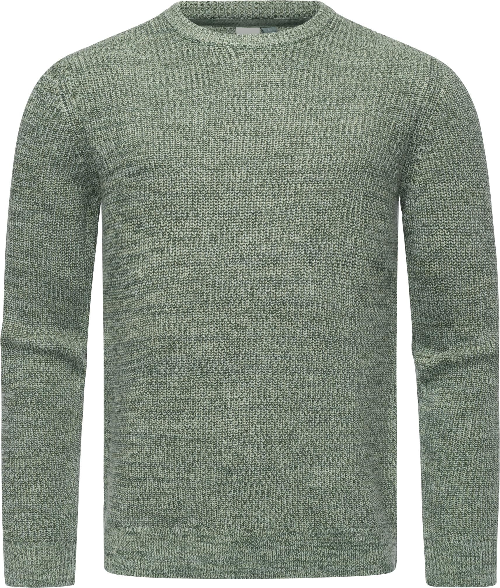 Ragwear Strickpullover "Aralt" stylischer Herren Sweatpullover mit Rippbündchen