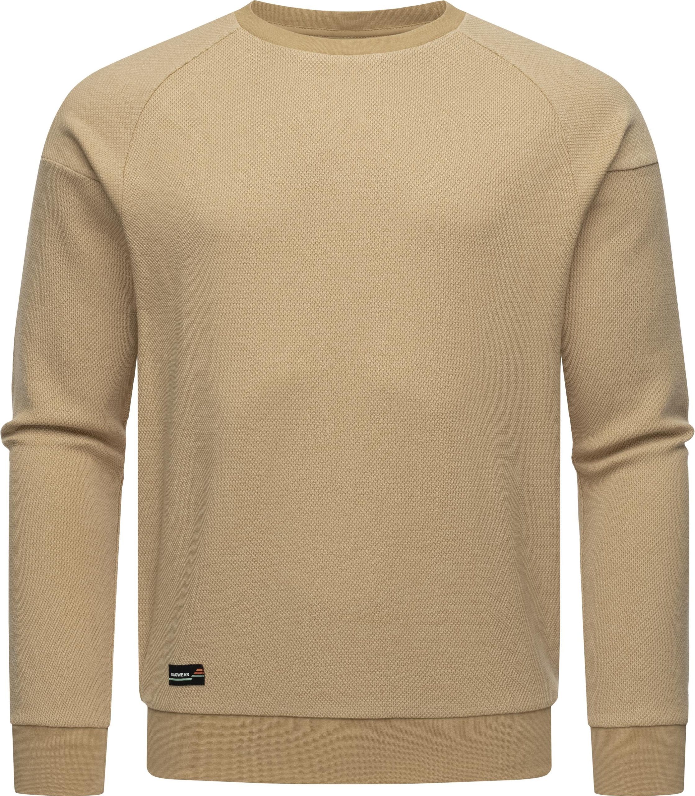 Ragwear Sweatshirt "Doren", Strukturierter Basic Herren Pullover