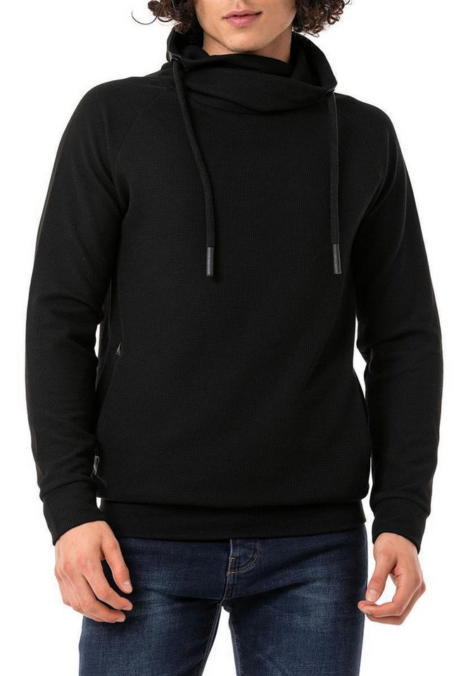 RedBridge Sweatshirt Red Bridge Herren Pullover mit hohen Schalkragen