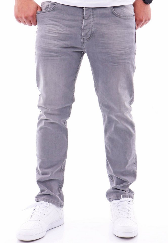 Reslad Stretch-Jeans Reslad Jeans-Herren Slim Fit Basic Style Stretch-Denim Jeans-Hose Stretch Jeans-Hose Slim Fit