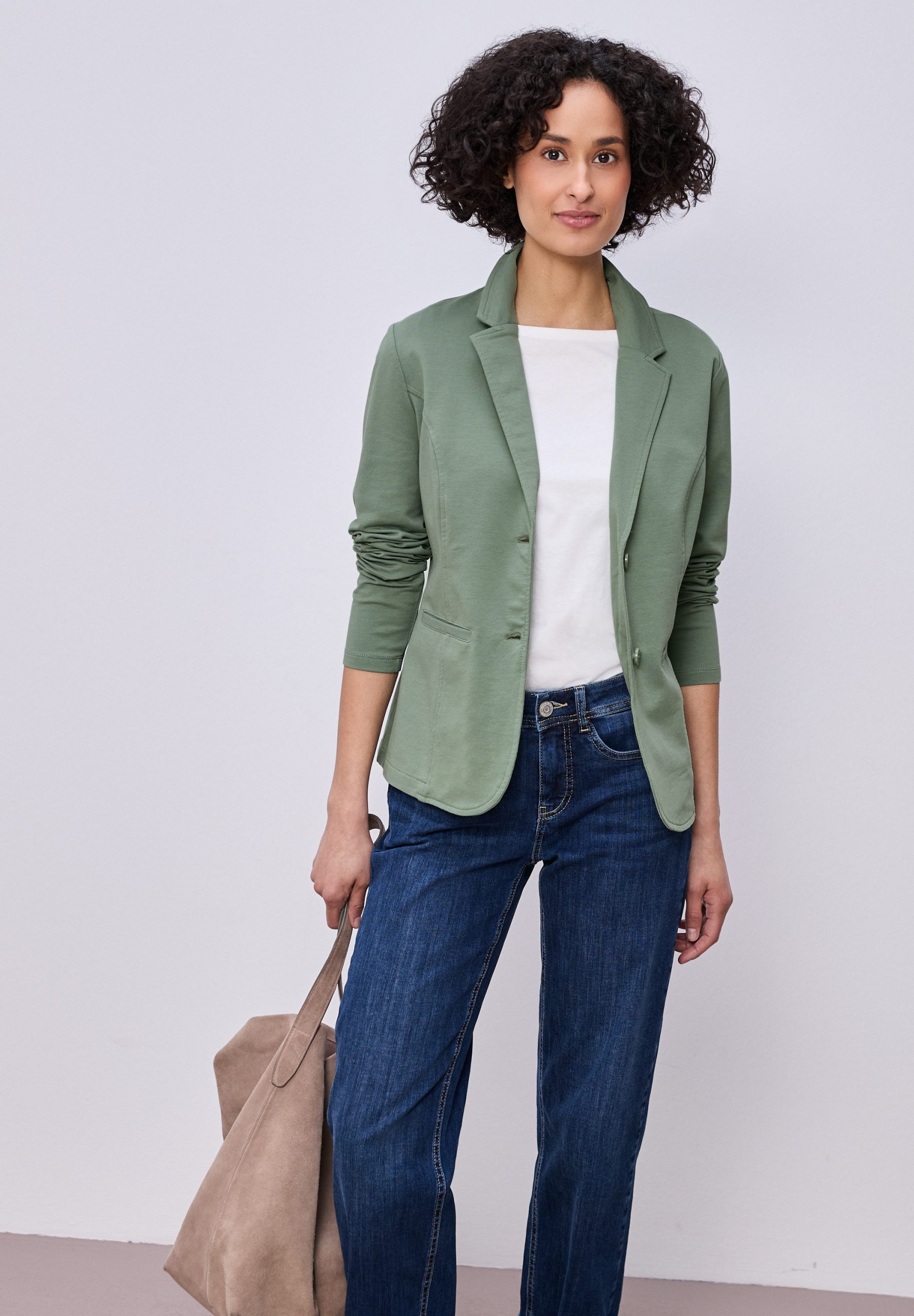 STREET ONE Sweatblazer im soften Baumwoll-Mix