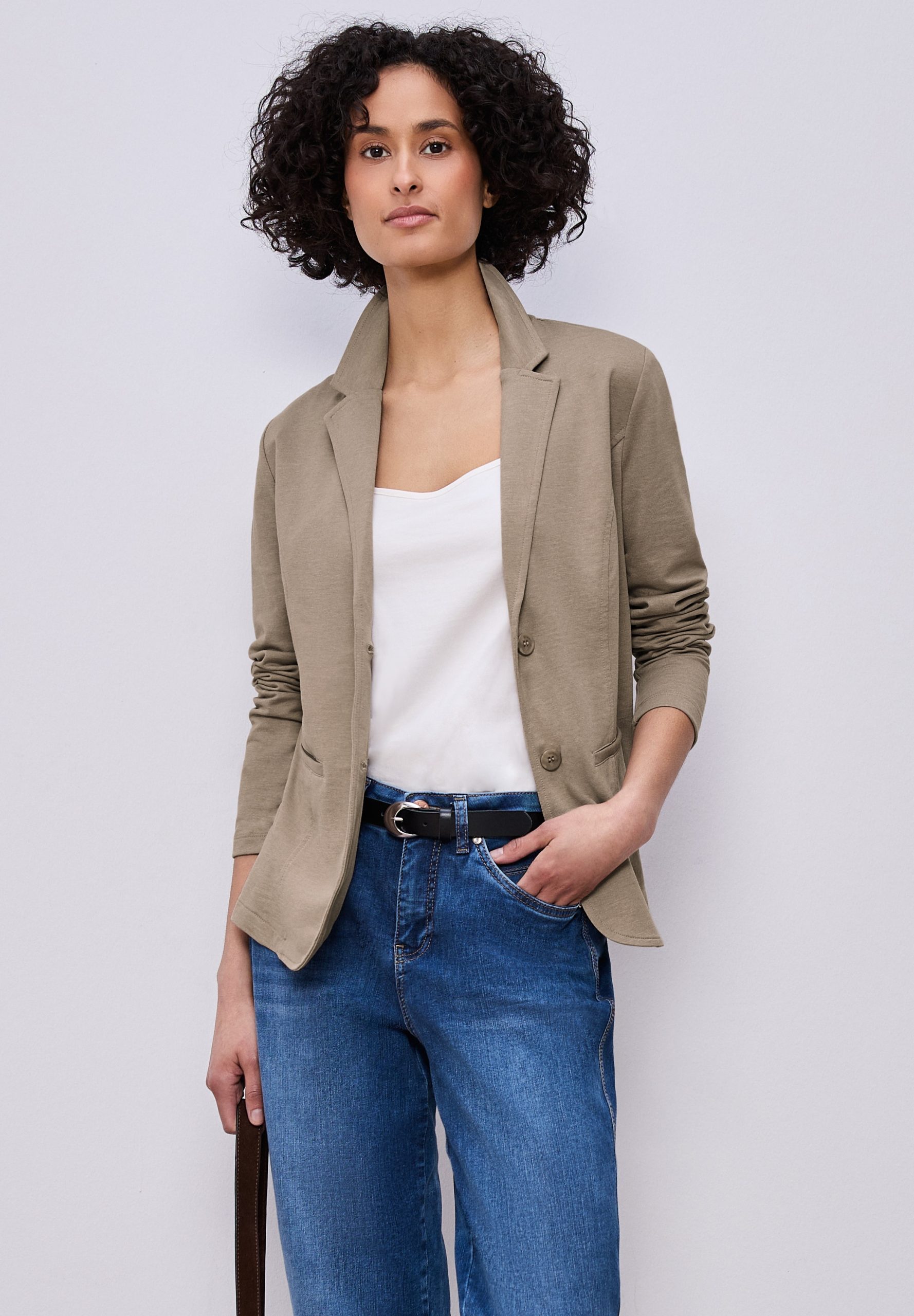 STREET ONE Sweatblazer im soften Baumwoll-Mix
