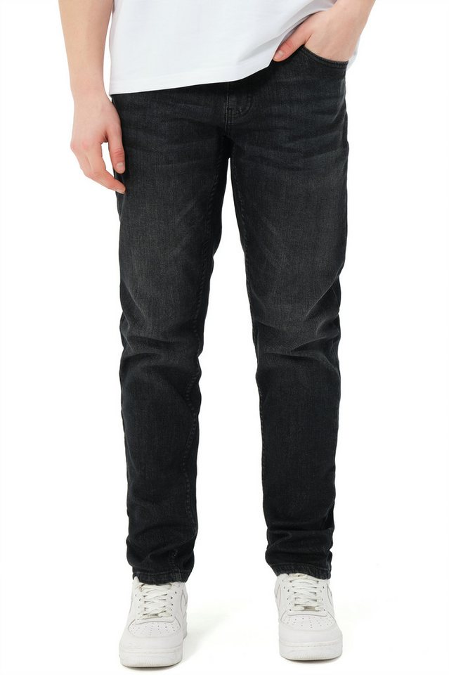 Smith & Solo Stretch-Jeans Hosen, Jeans Herren Slim Fit, Jeanshose 5-Pocket Design, Schmale Jeans, Slimfit