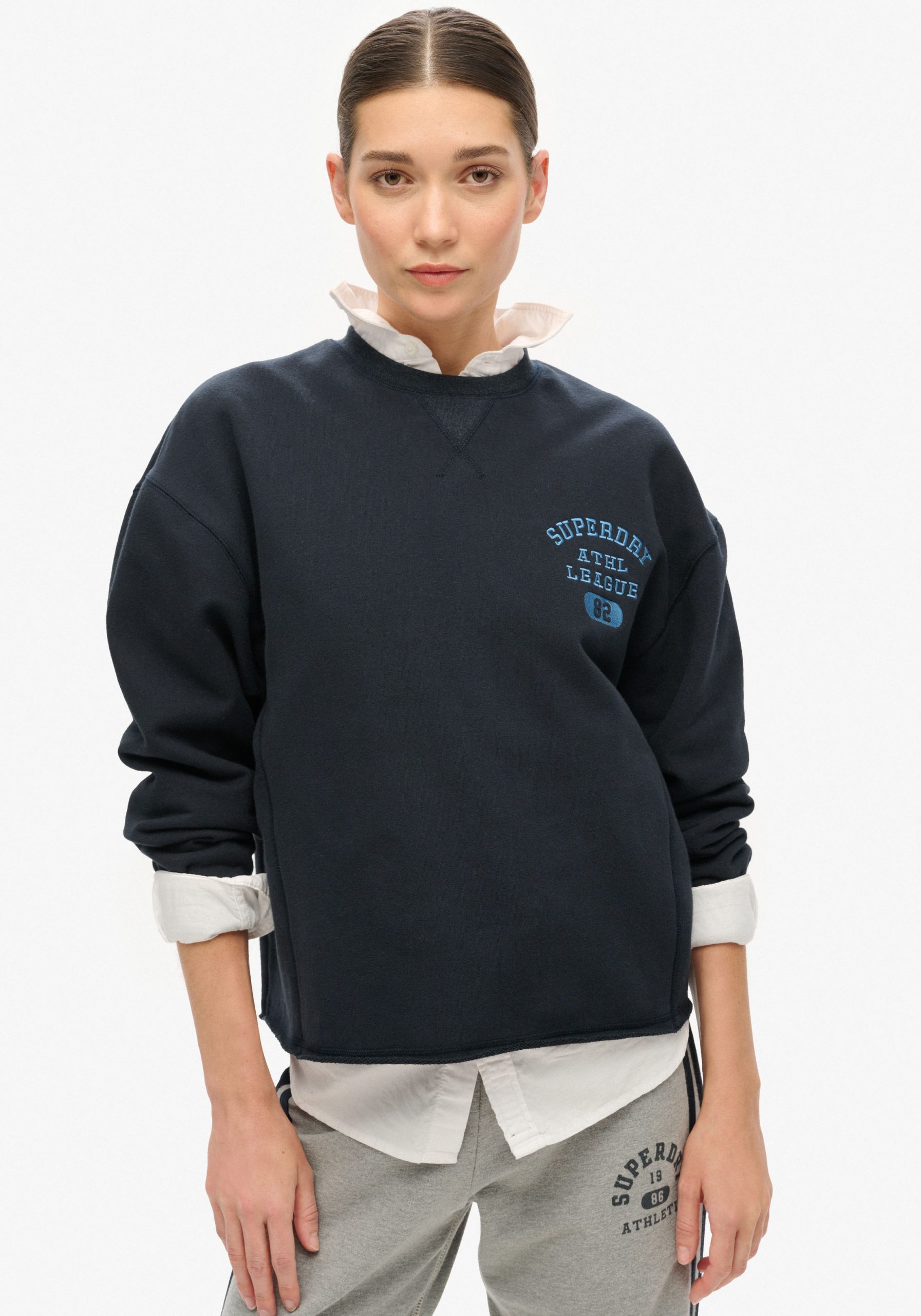 Superdry Sweatshirt "ATHLETIC LOOSE CROP CREW"