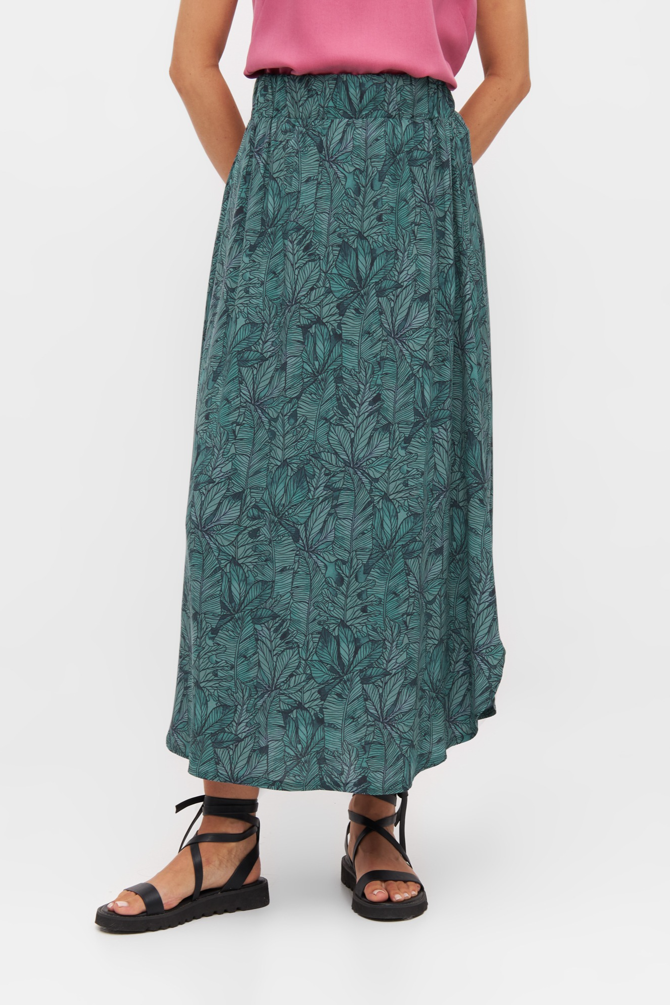 Widda Damen vegan Rock Julip Forest Floral Grün