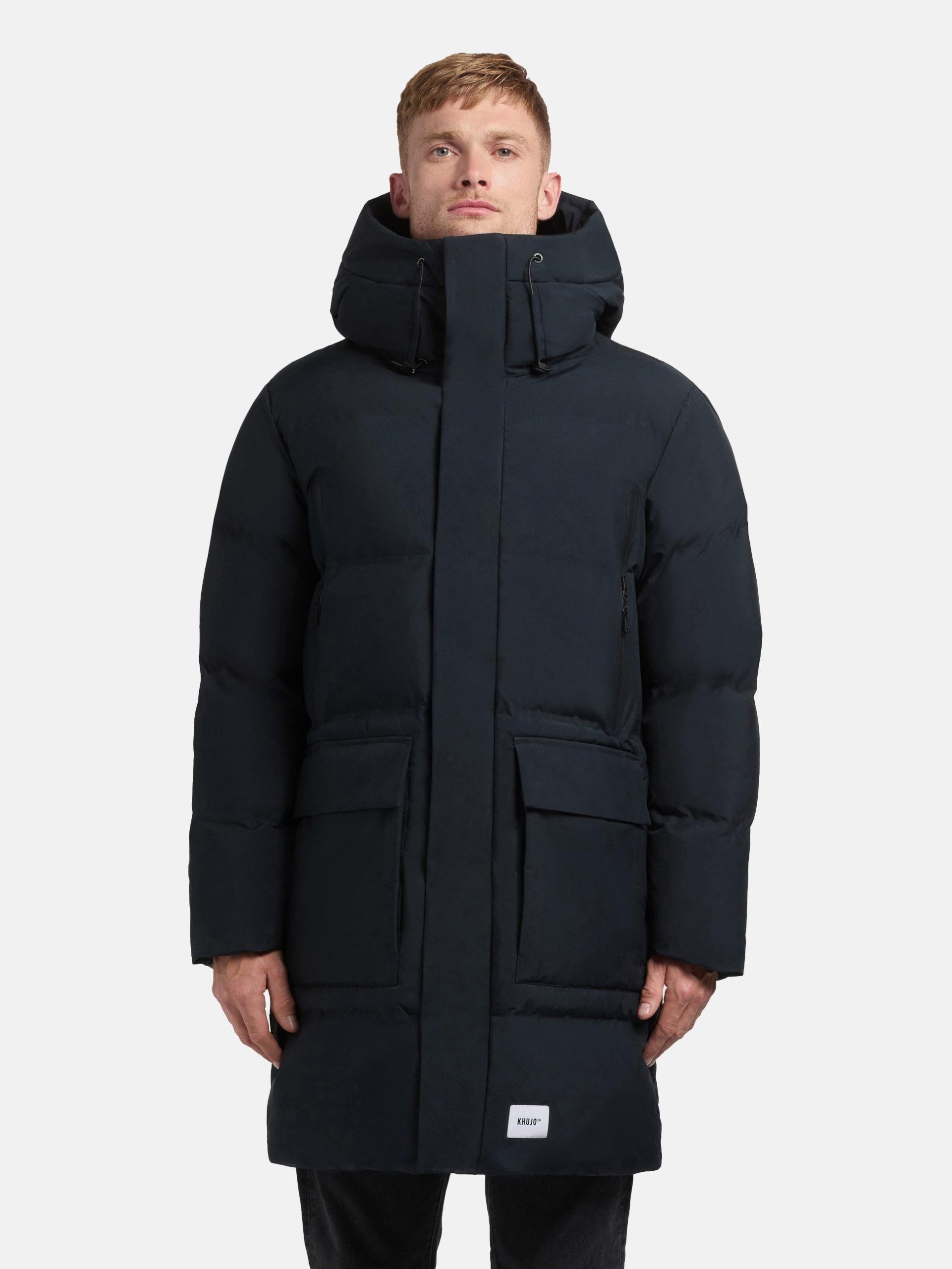 khujo Wintermantel "Winer3" Warmer gefütterter Mantel mit Kapuze