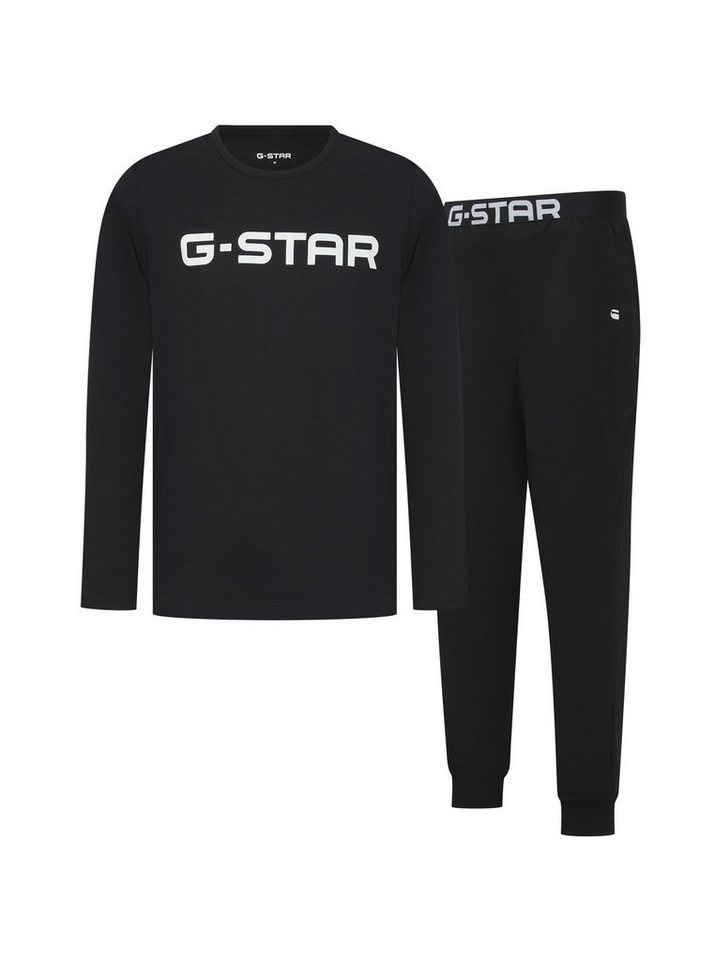 G-STAR Pyjama STONE (Set, 2 tlg., Set aus Hose und Oberteil) mit elastischem Bund, weichem Material & stilvollem Design