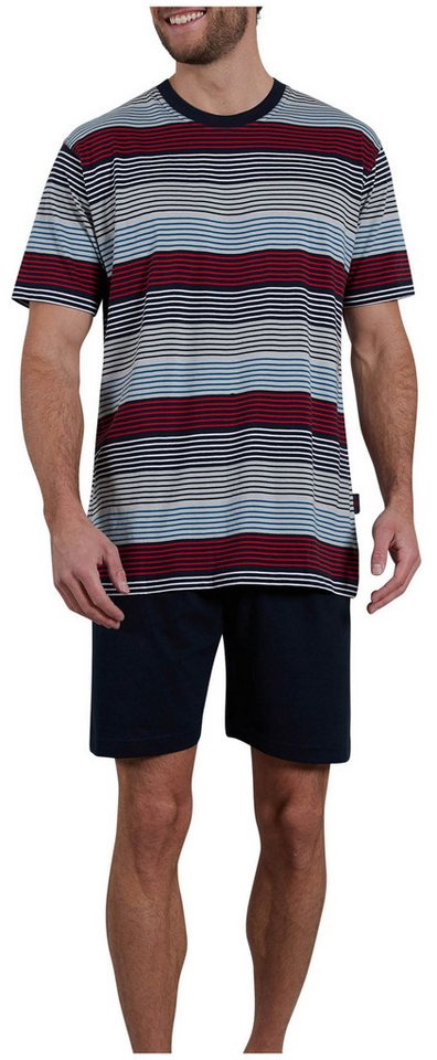 GÖTZBURG Schlafanzug Herren Pyjama kurz (2 tlg) Baumwolle