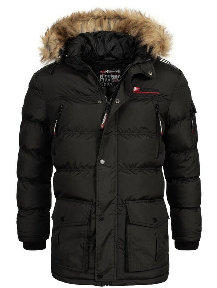 Geographical Norway Steppjacke Herren Winter Jacke Outdoor Parka Steppjacke Warm