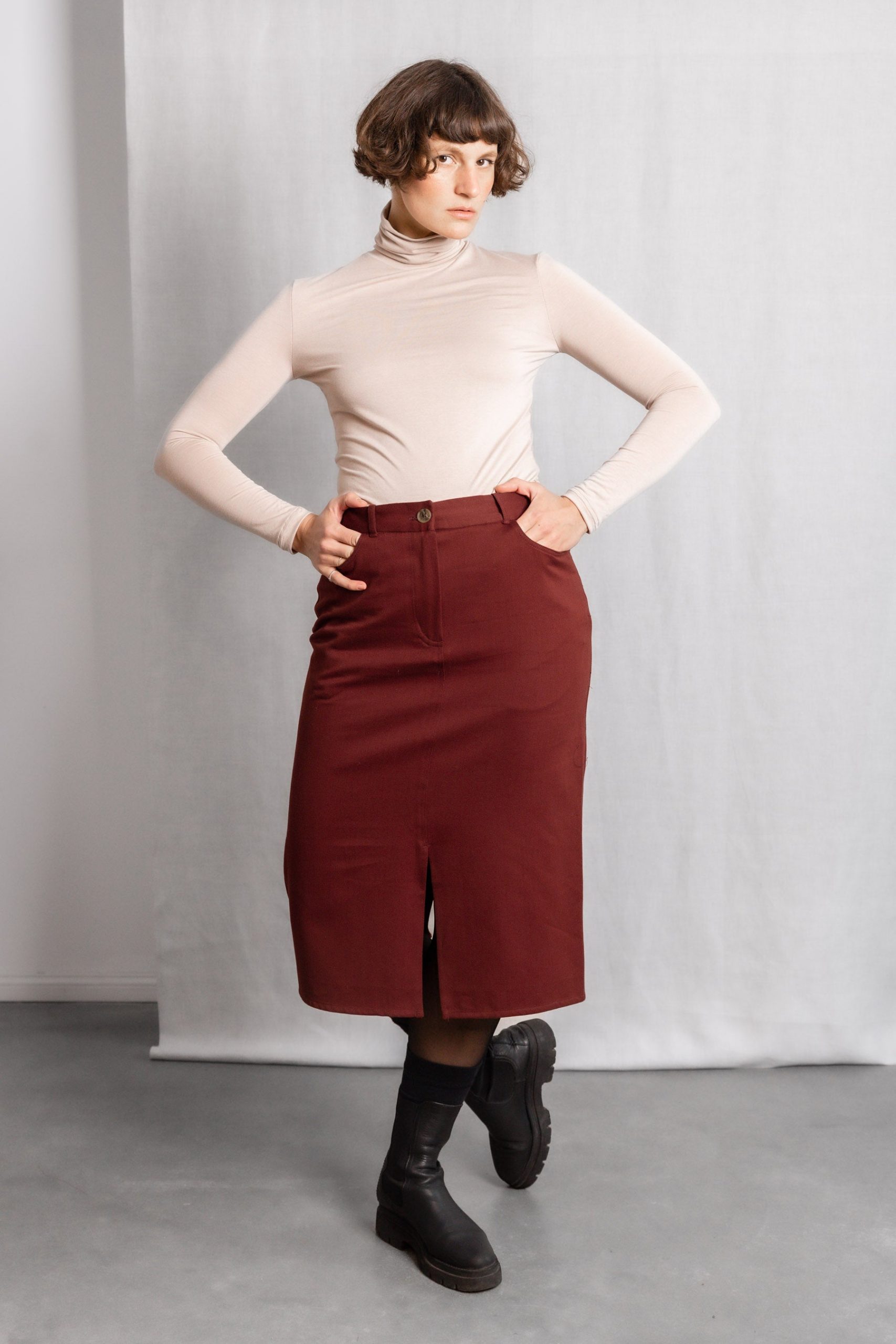 Jyoti Fair Works Damen vegan Rock Aleena Henna