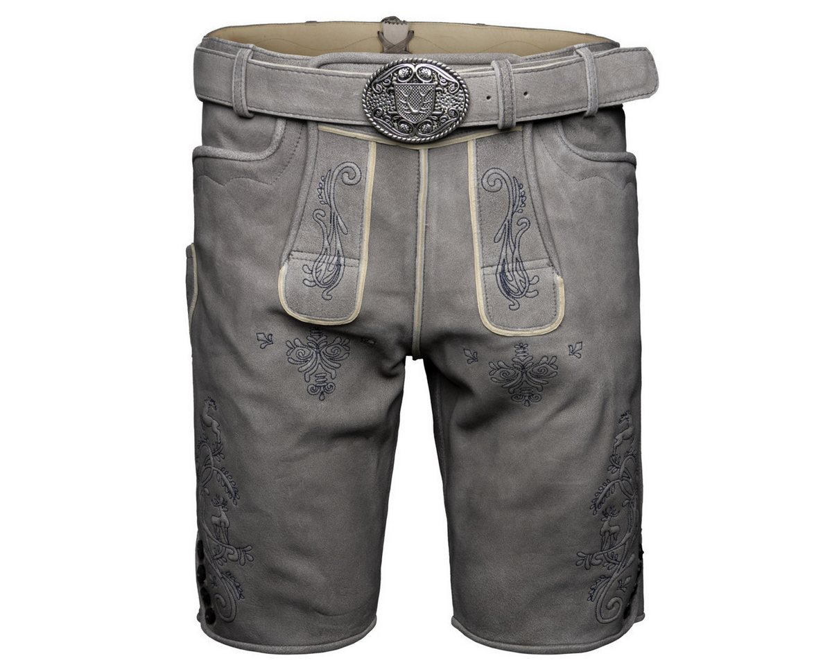 Krüger Trachtenlederhose Lucius Herren (1-tlg) Trachtenlederhose, Trachtenhose, Bayerische Lederhose, Oktoberfest