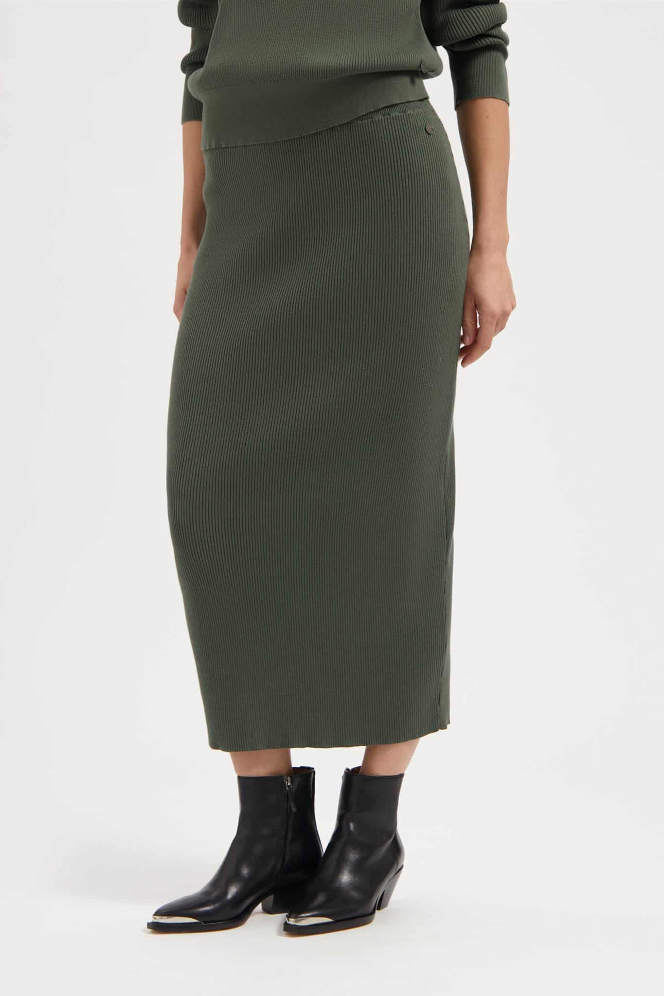 Kuyichi Damen vegan Rock Keira Grün