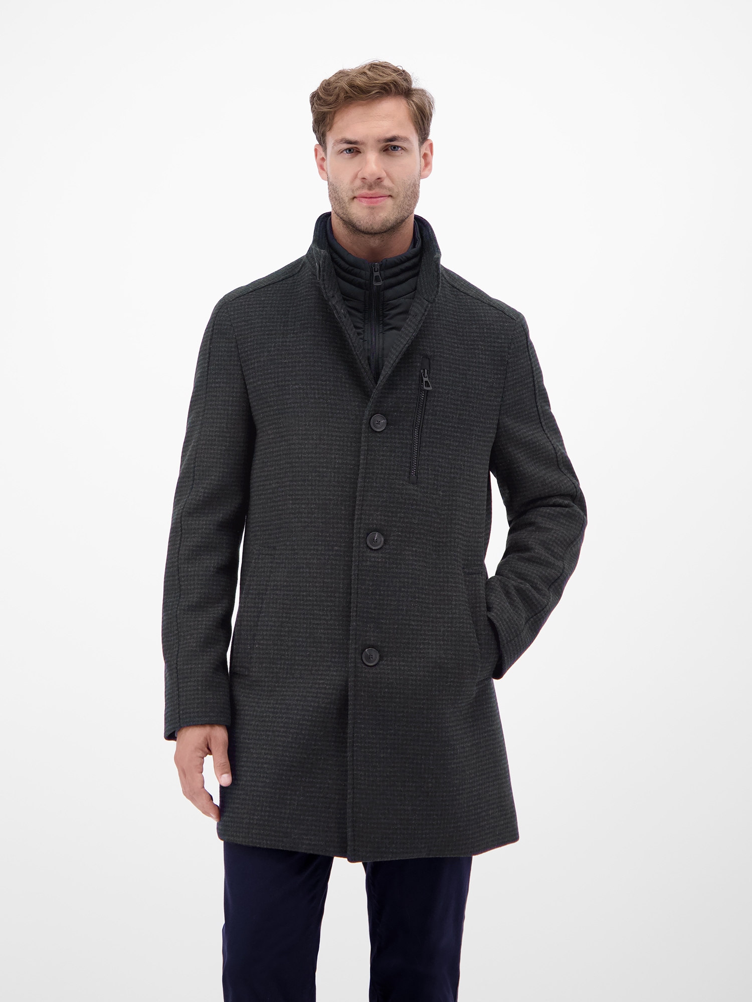 LERROS Wollmantel "Herren Wollmantel"