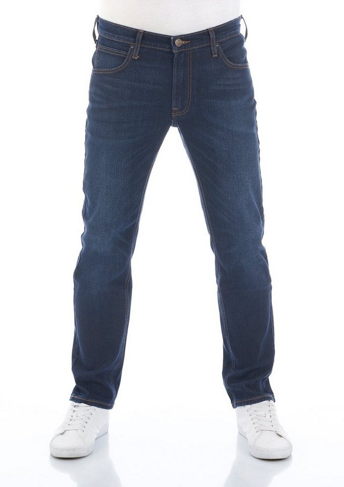 Lee® Straight-Jeans Herren Jeanshose Daren Zip Fly Regular Fit Denim Hose mit Stretch